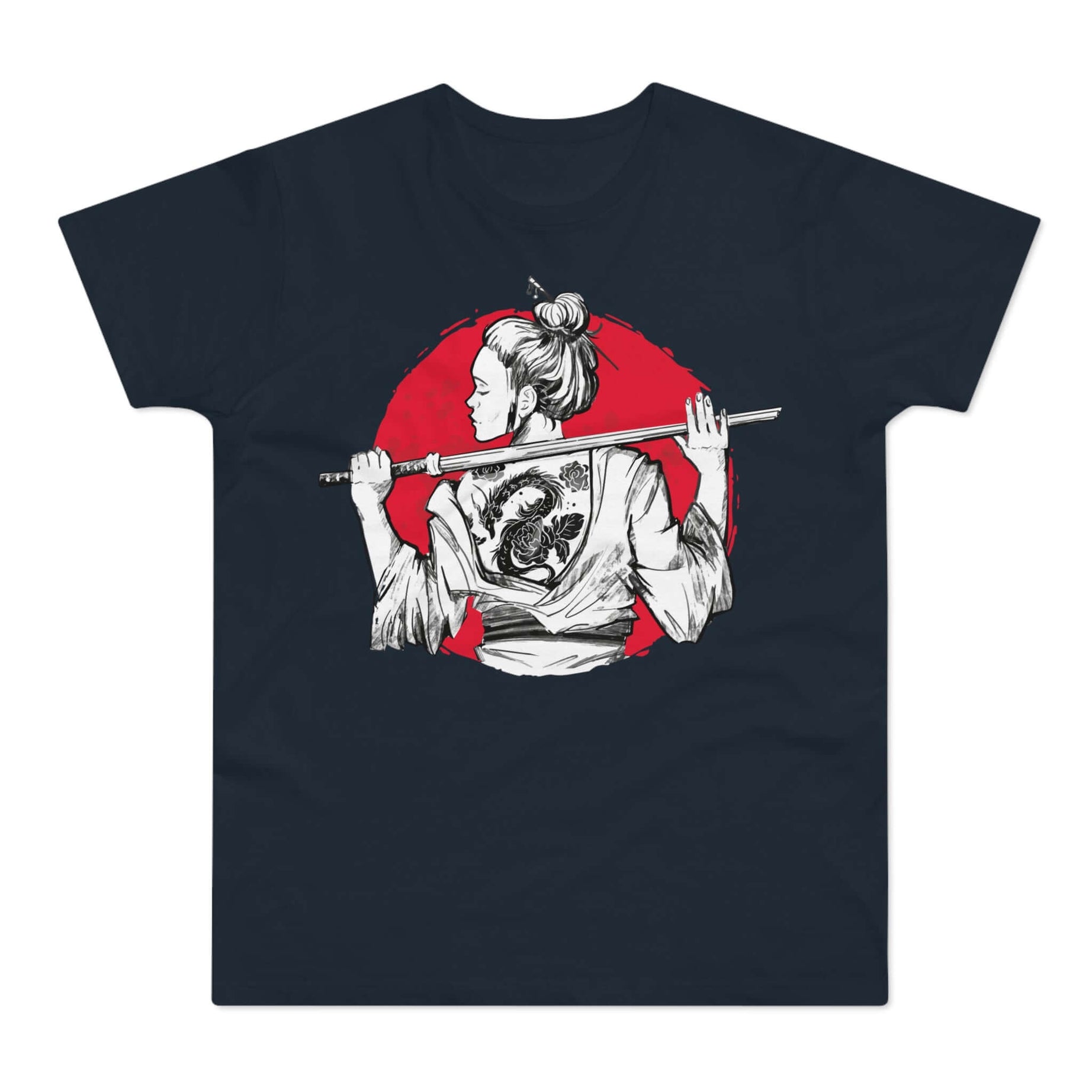 T-shirt med navnet: Haruka, The Beautiful and Deadly Assassin | T-Shirt Med Tryk.