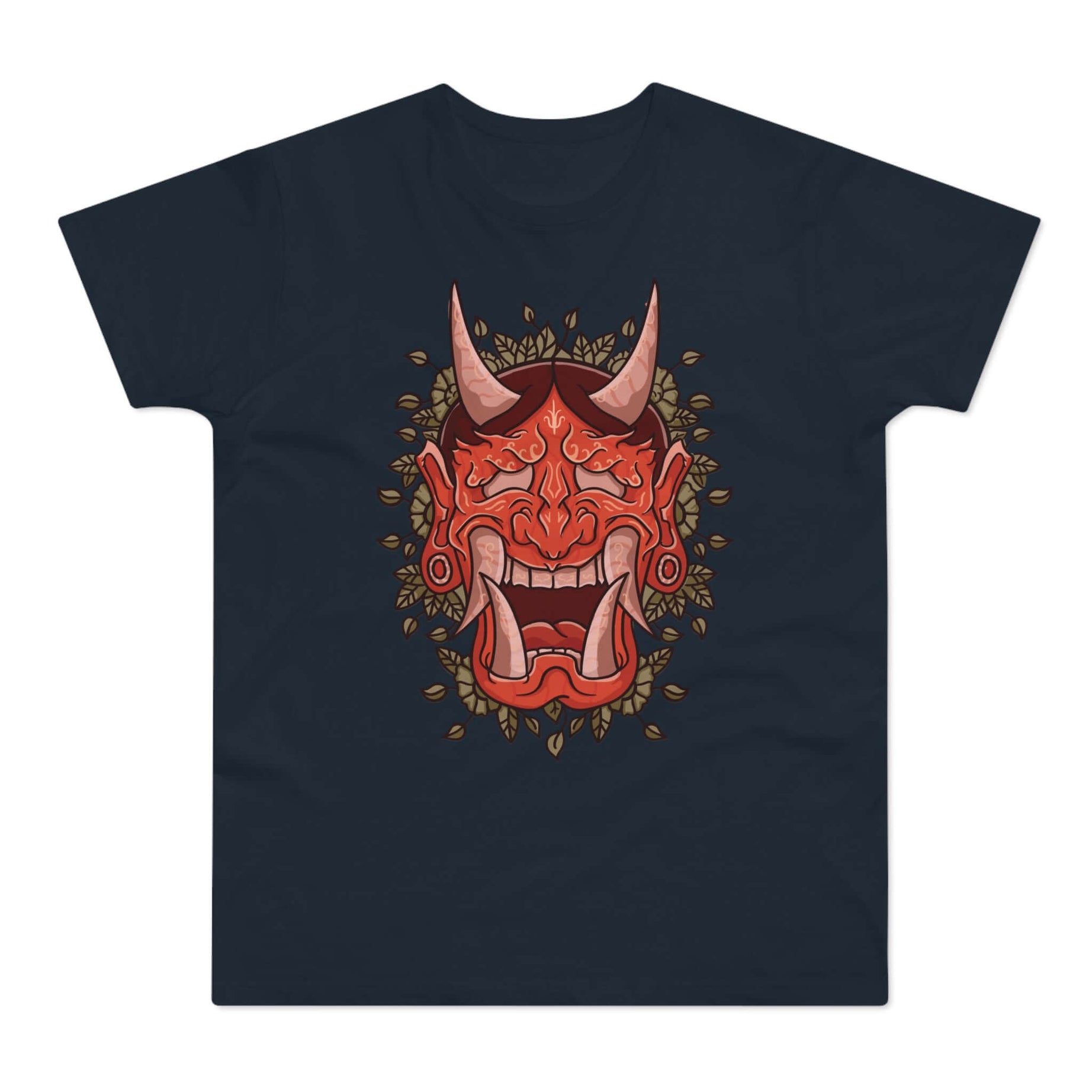 T-shirt med navnet: Mask Of The Demon Kamoseba | T-Shirt Med Tryk.