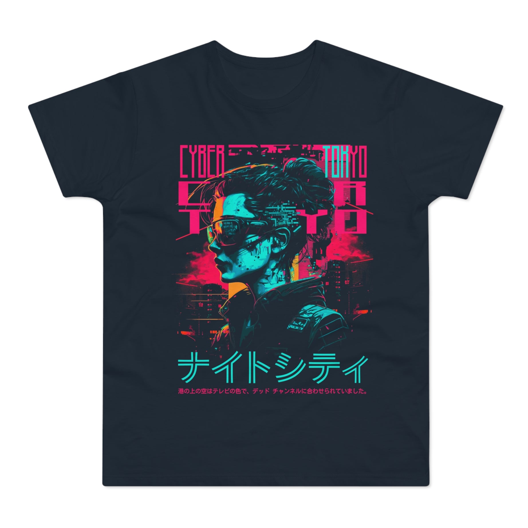 T-shirt med navnet: Rakanoto, Tokyo's Timetraveling Assassin | T-Shirt Med Tryk.