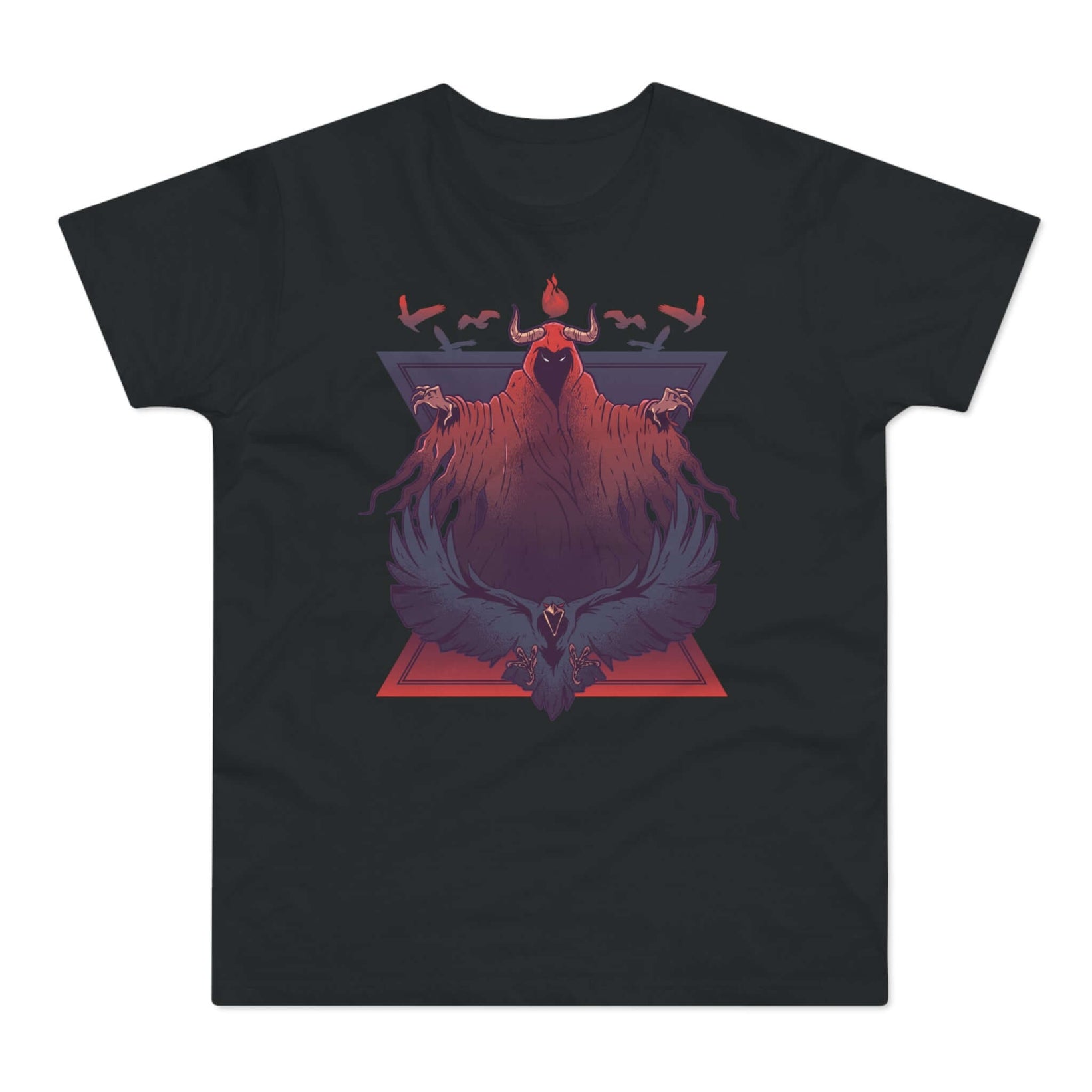 T-shirt med navnet: Korvarius, Dark Lord Of The Raven Army | T-Shirt Med Tryk.