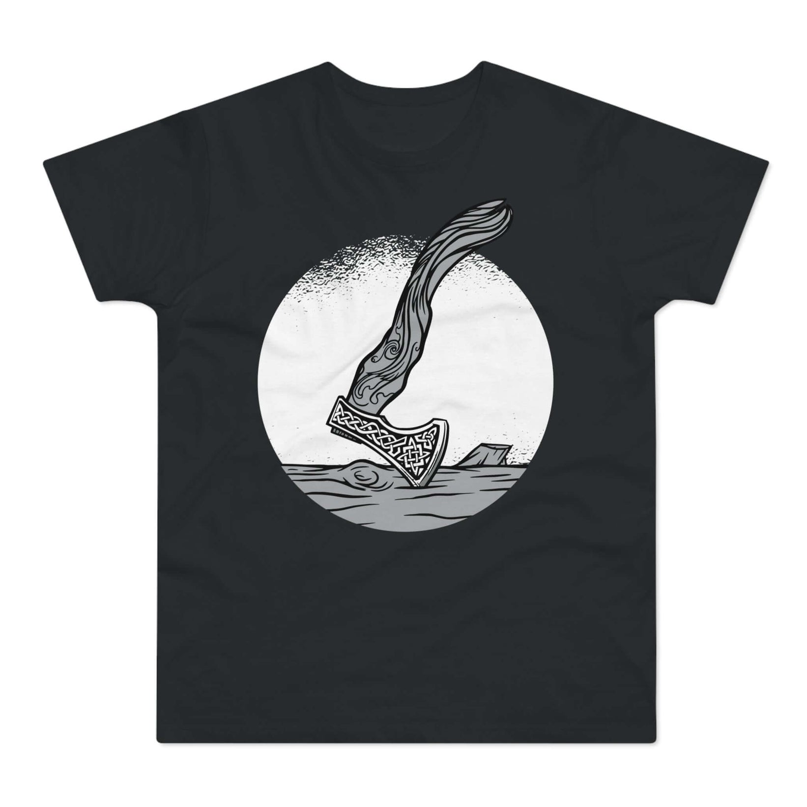 T-shirt med titlen: Viking Axes: The Best Axes For Slaughter | T-Shirt Med Tryk.