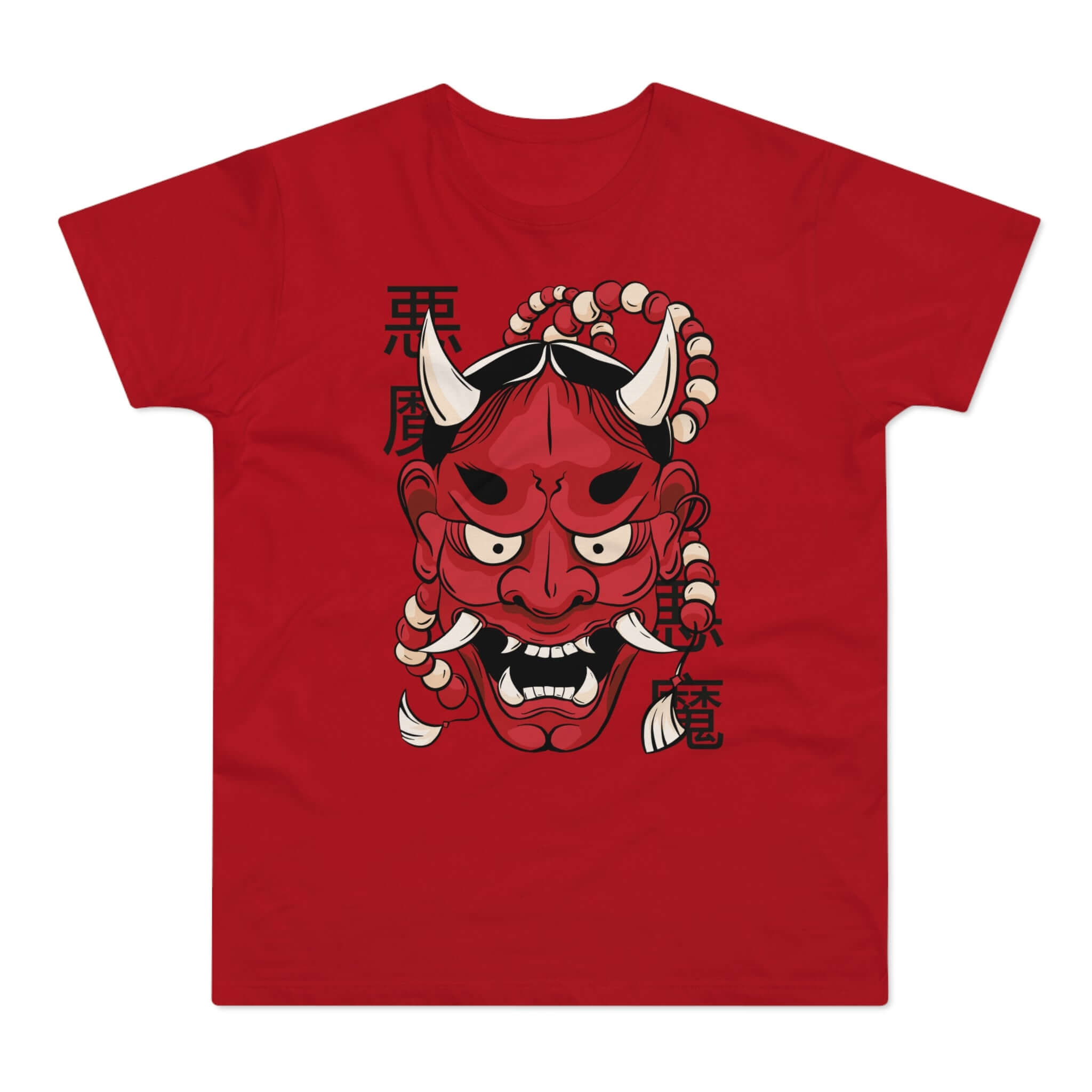 T-shirt med navnet: Mask Of The Demon Hanokai | T-Shirt Med Tryk.
