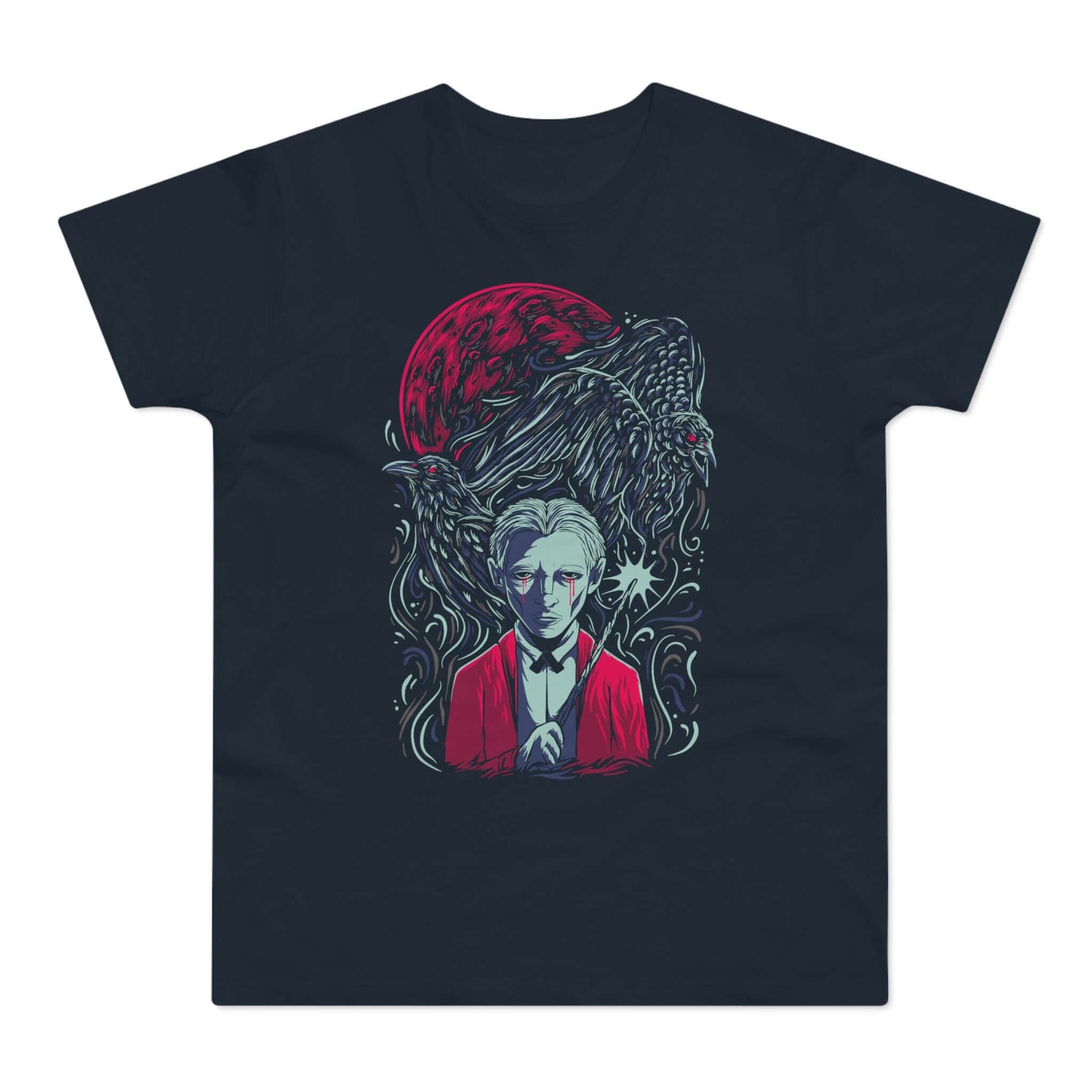 T-shirt med navnet: Rising Of Drenor, The Evil Wizard | T-Shirt Med Tryk.