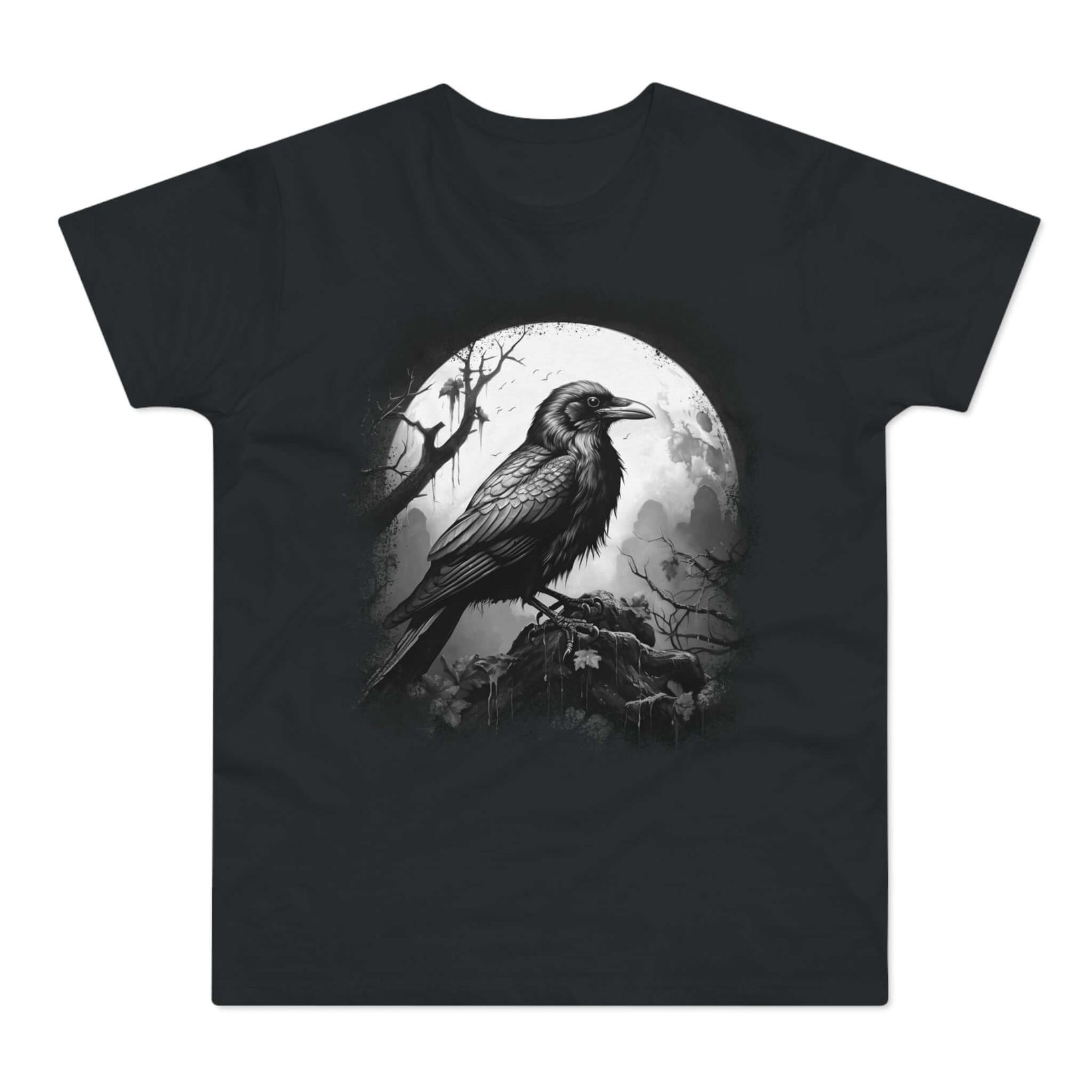 T-shirt med navnet: The Raven King | T-Shirt Med Tryk.