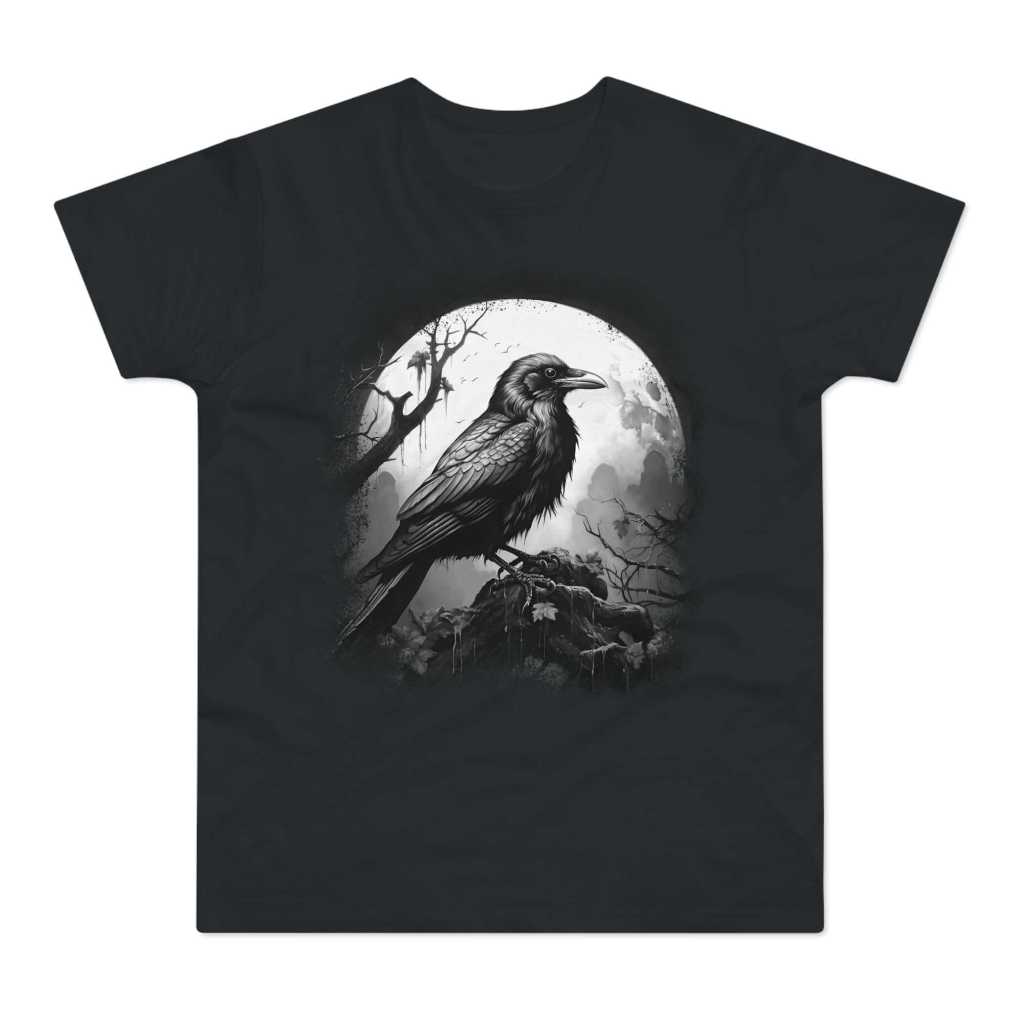T-shirt med navnet: The Raven King | T-Shirt Med Tryk.