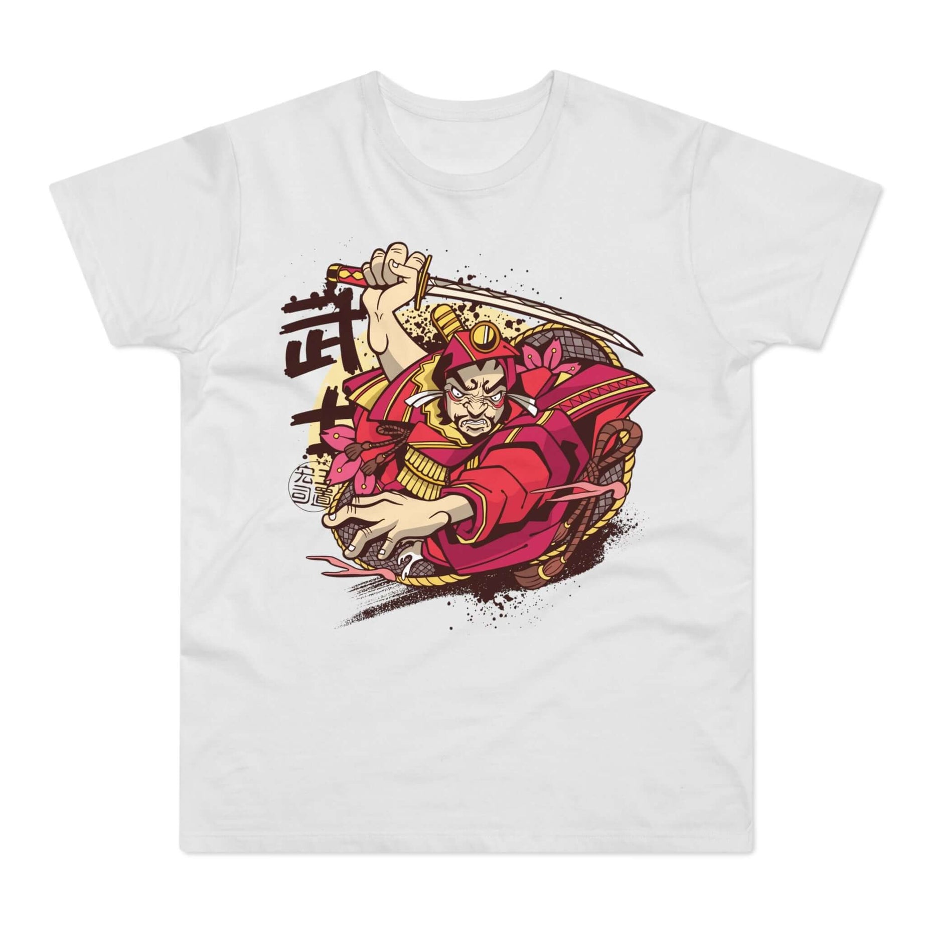 T-shirt med navnet: Revenge Of The Red Samurai | T-Shirt Med Tryk.