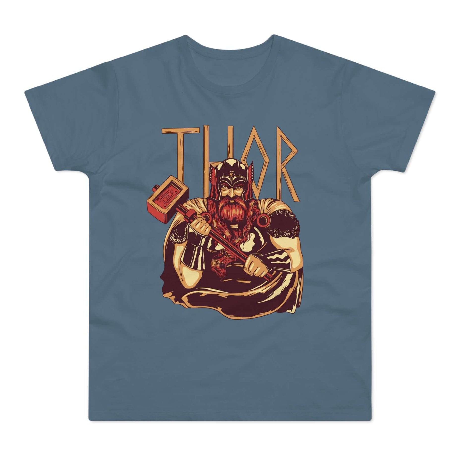 T-shirt med titlen: Thor - Ready For The Battle | T-Shirt Med Tryk.