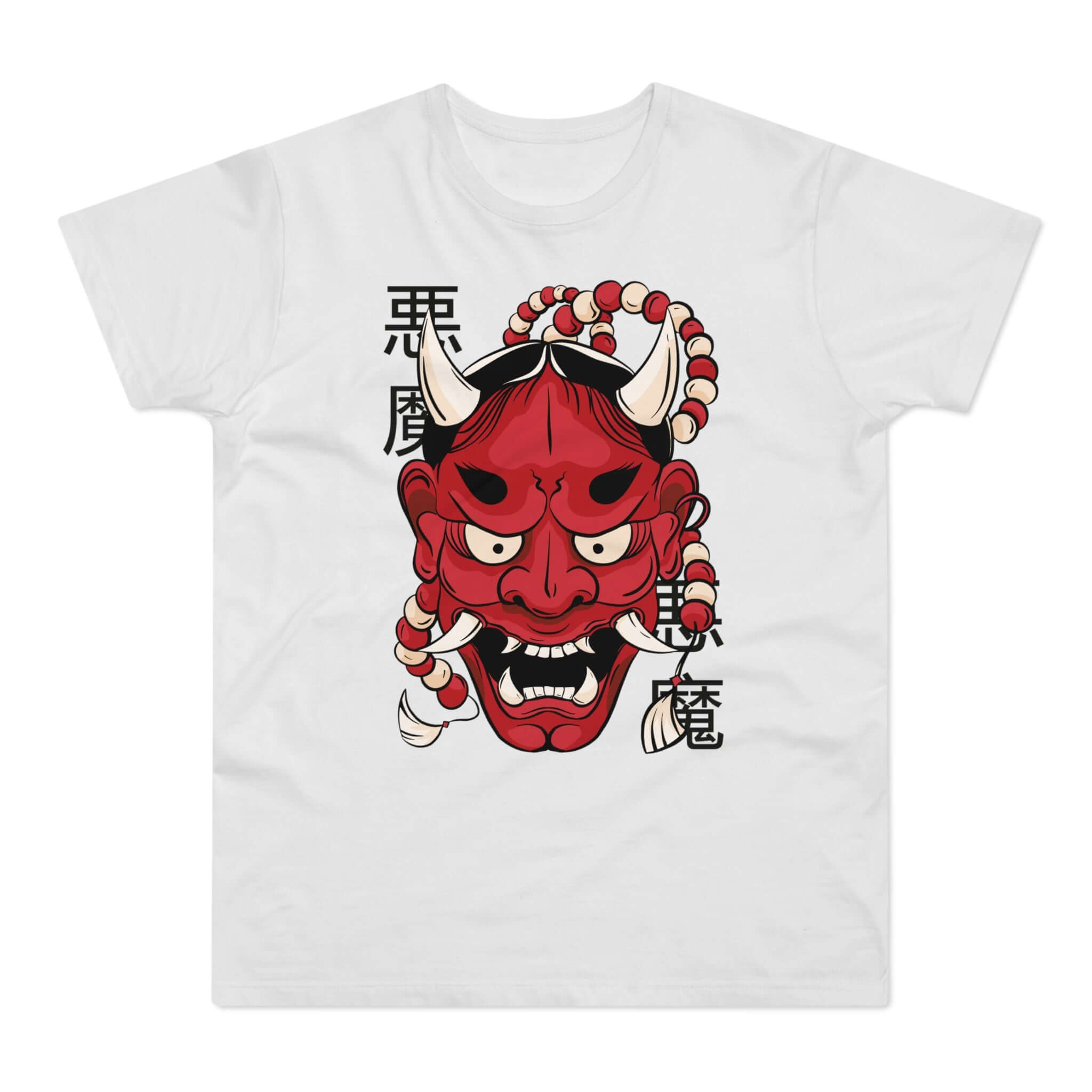T-shirt med navnet: Mask Of The Demon Hanokai | T-Shirt Med Tryk.
