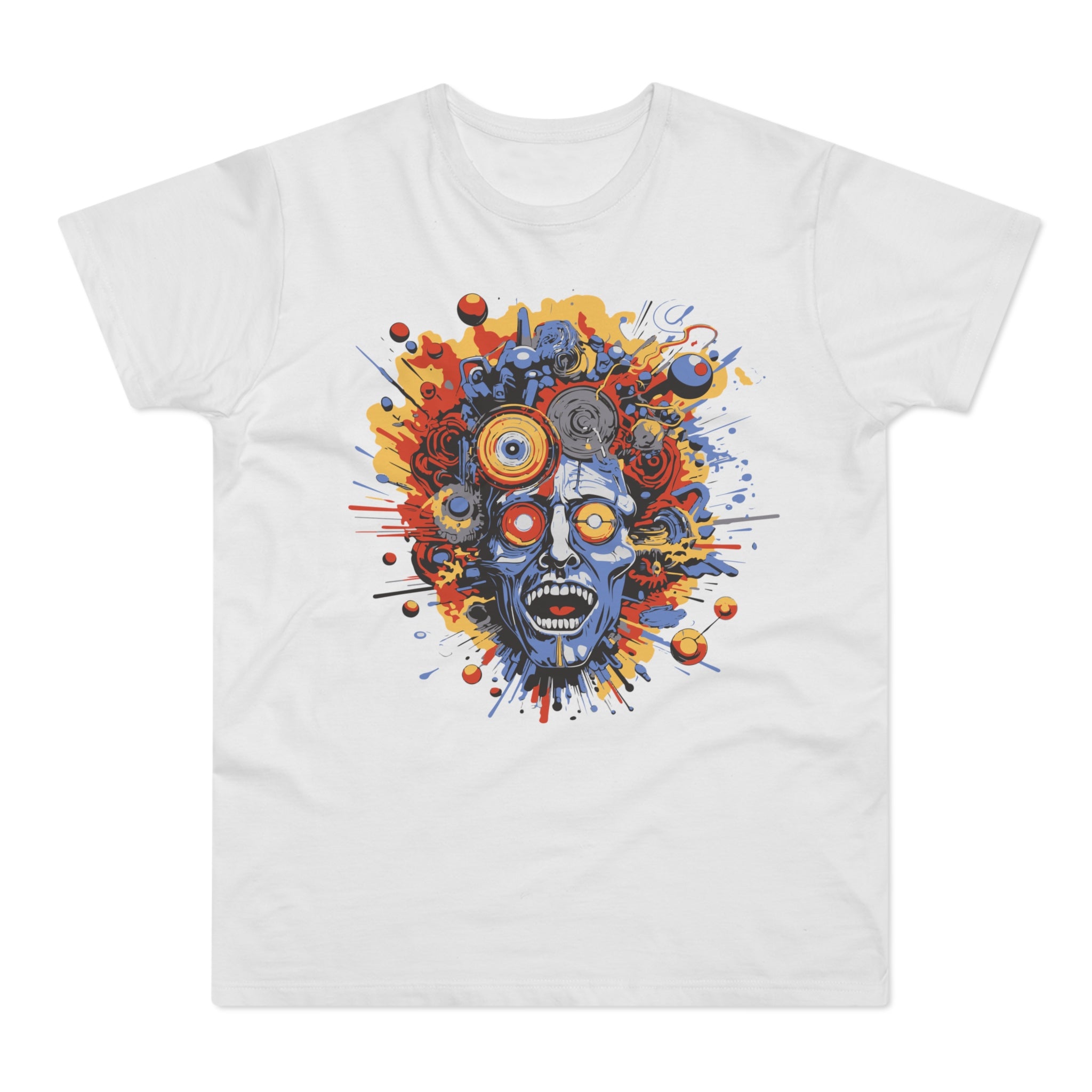 T-shirt med navnet: He Got Too Much In His Head | T-Shirt Med Tryk.
