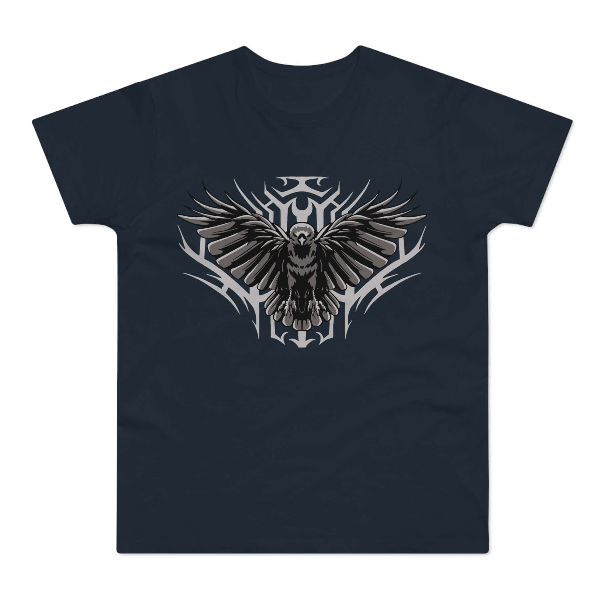 T-shirt med titlen: The Messenger Of The Darkness Arrives | T-Shirt Med Tryk.