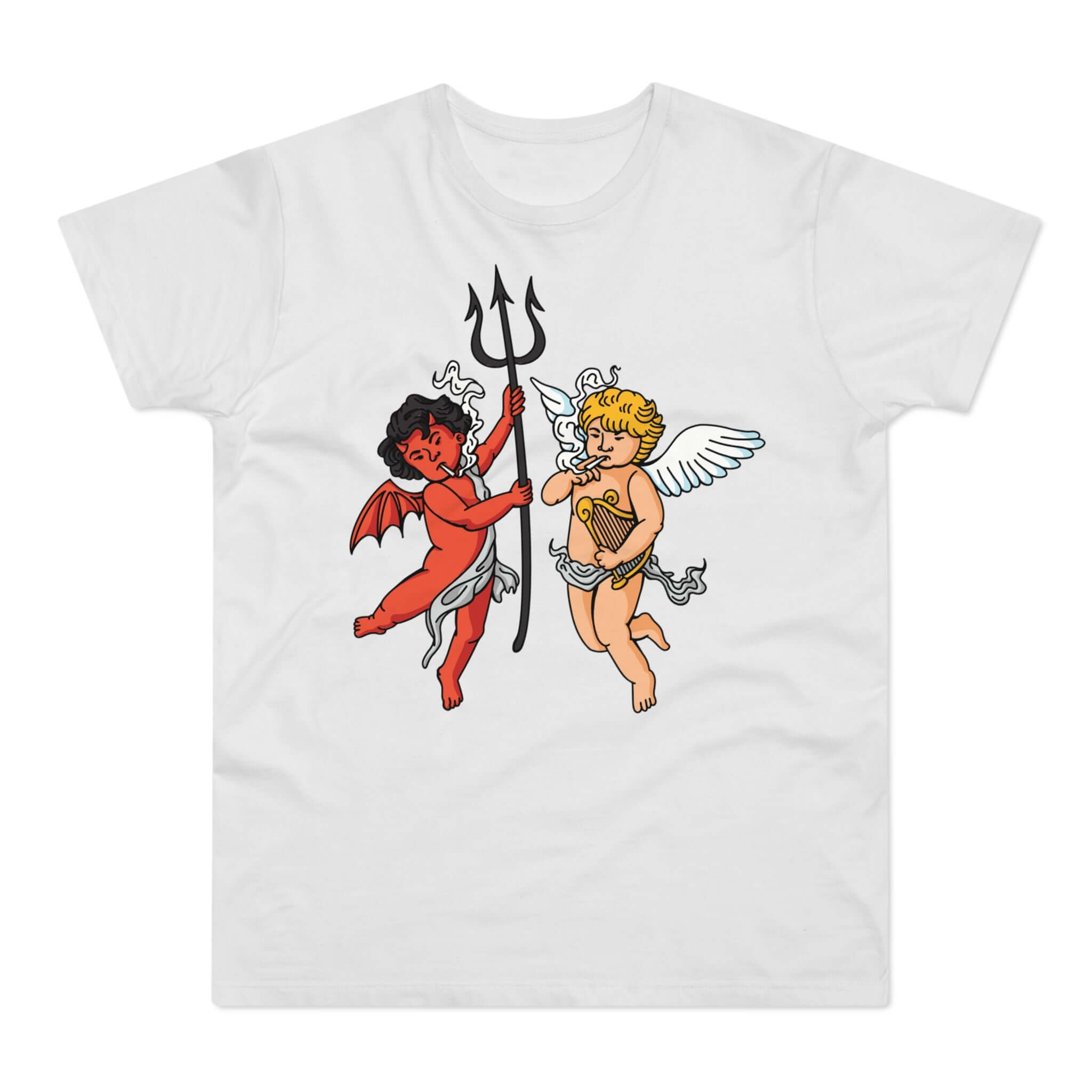 T-shirt med navnet: Which Side Wins This Time...? | T-Shirt Med Tryk.