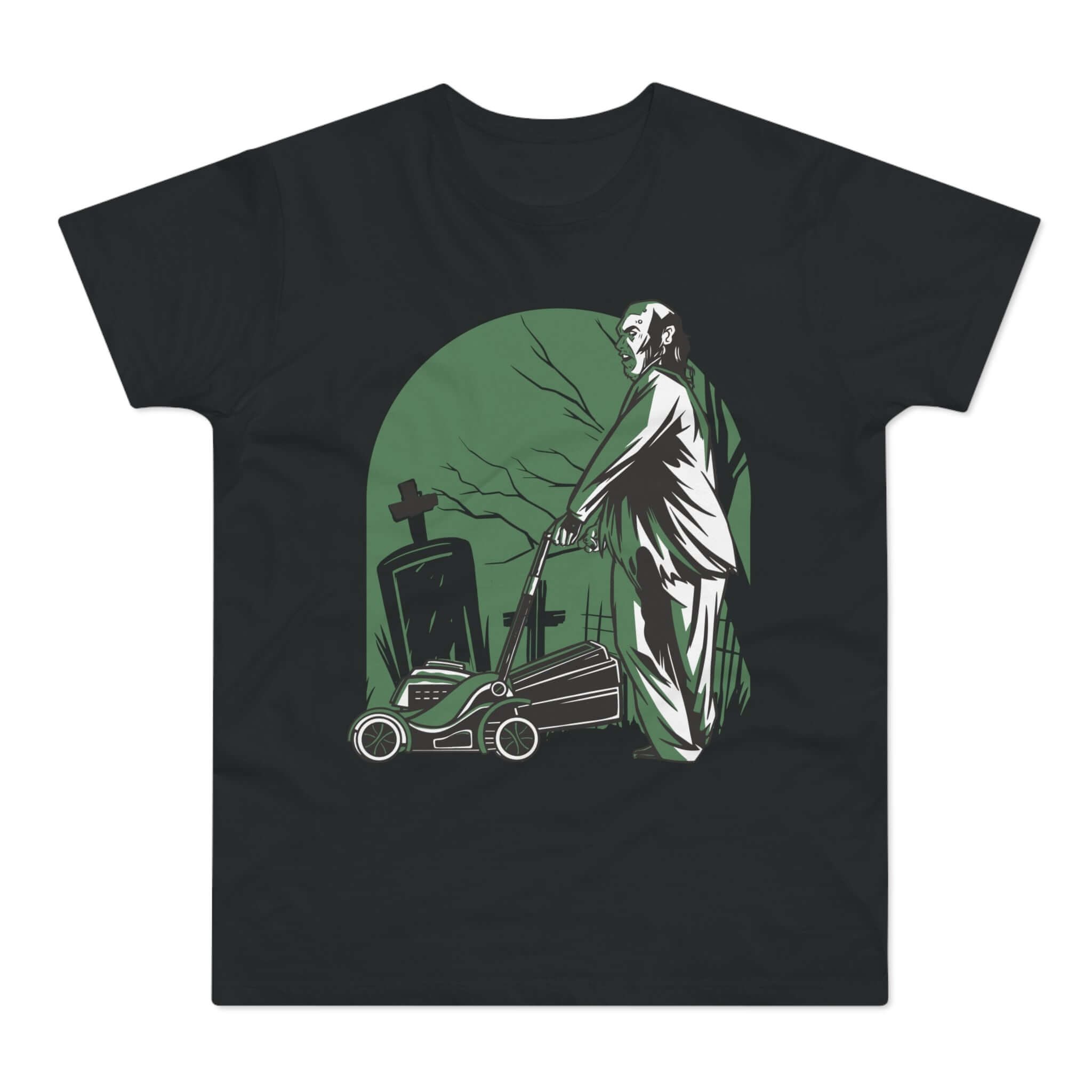 T-shirt med navnet: He Loves Clean Cuts - In The Meadow | T-Shirt Med Tryk.