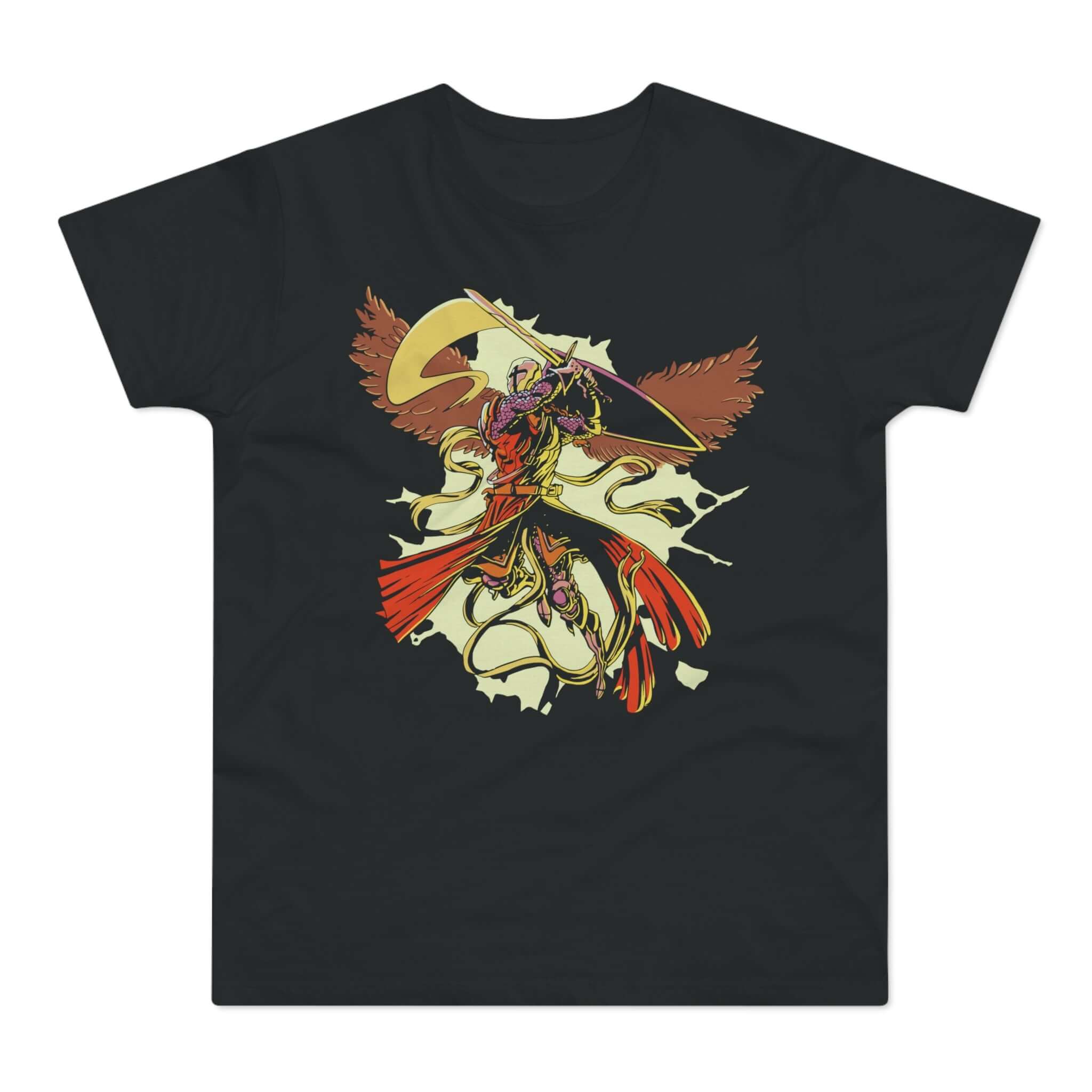 T-shirt med navnet: Lazarius Entering The Battle | T-Shirt Med Tryk.