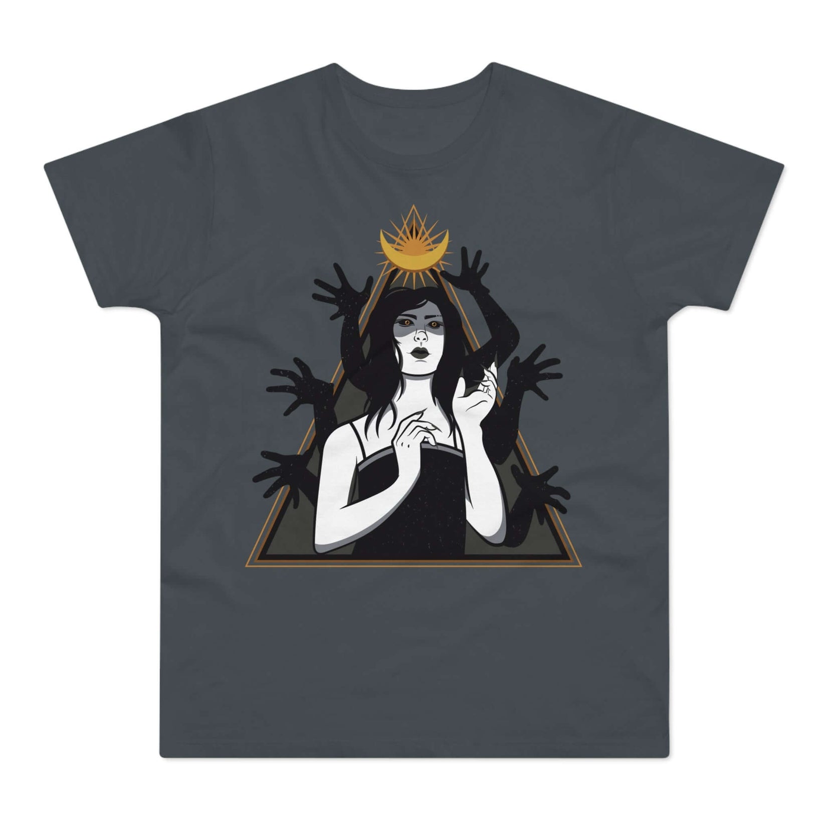 T-shirt med navnet: Morgania In The Middle Of Incantation | T-Shirt Med Tryk.