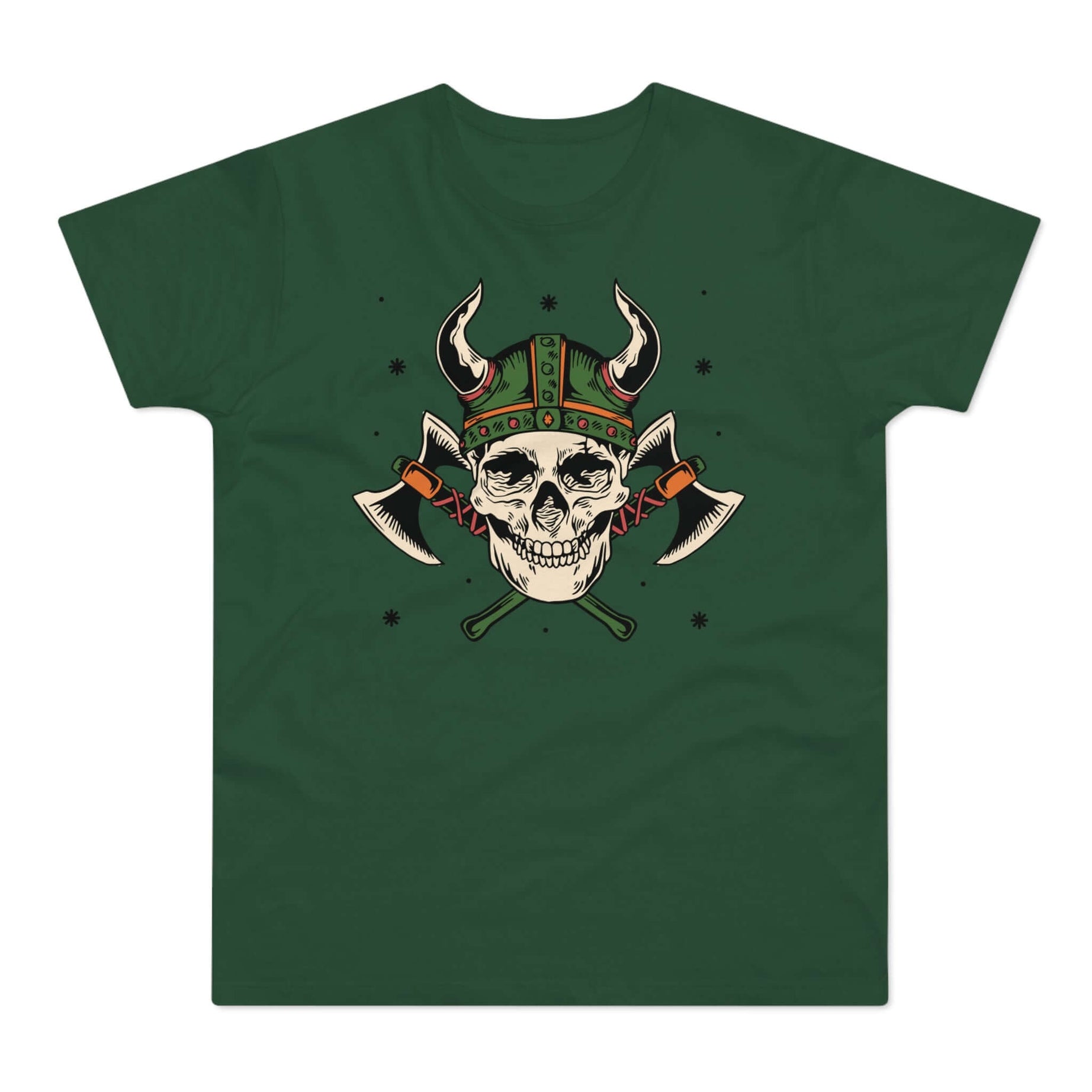 T-shirt med titlen: The Laughing Skull Of Áleifr Beringson | T-Shirt Med Tryk.