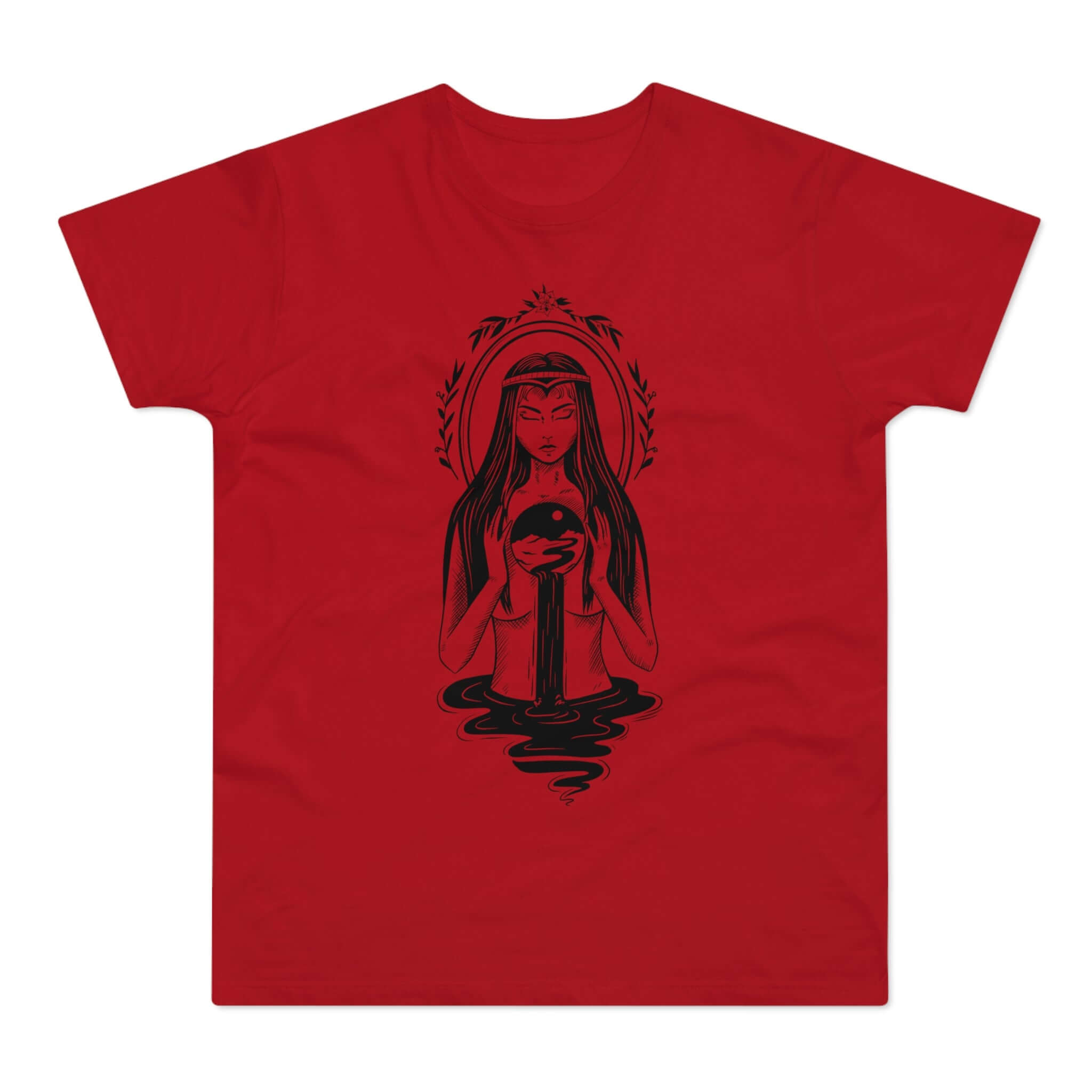T-shirt med navnet: Weriveria, Witch Of The River | T-Shirt Med Tryk.