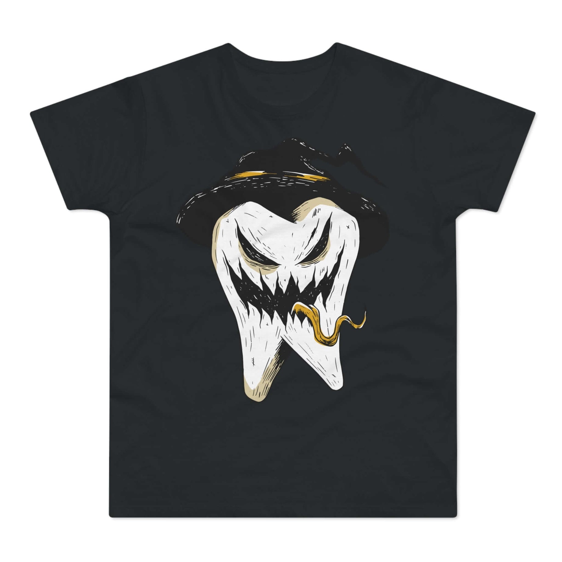 T-shirt med titlen: Hell, The Tooth Fairy Looks Unexpected! | T-Shirt Med Tryk.