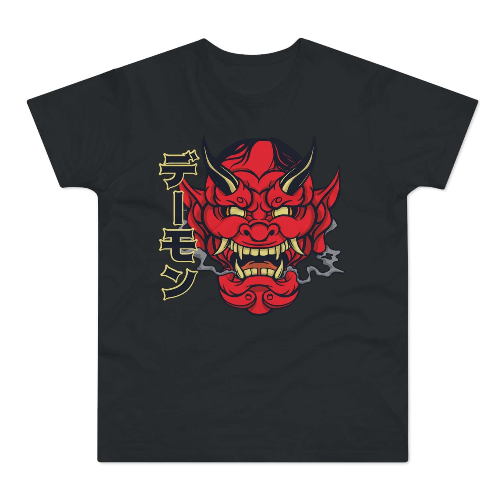 T-shirt med navnet: Mask Of Feng-Lu, Demon Of The 6th Hell | T-Shirt Med Tryk.