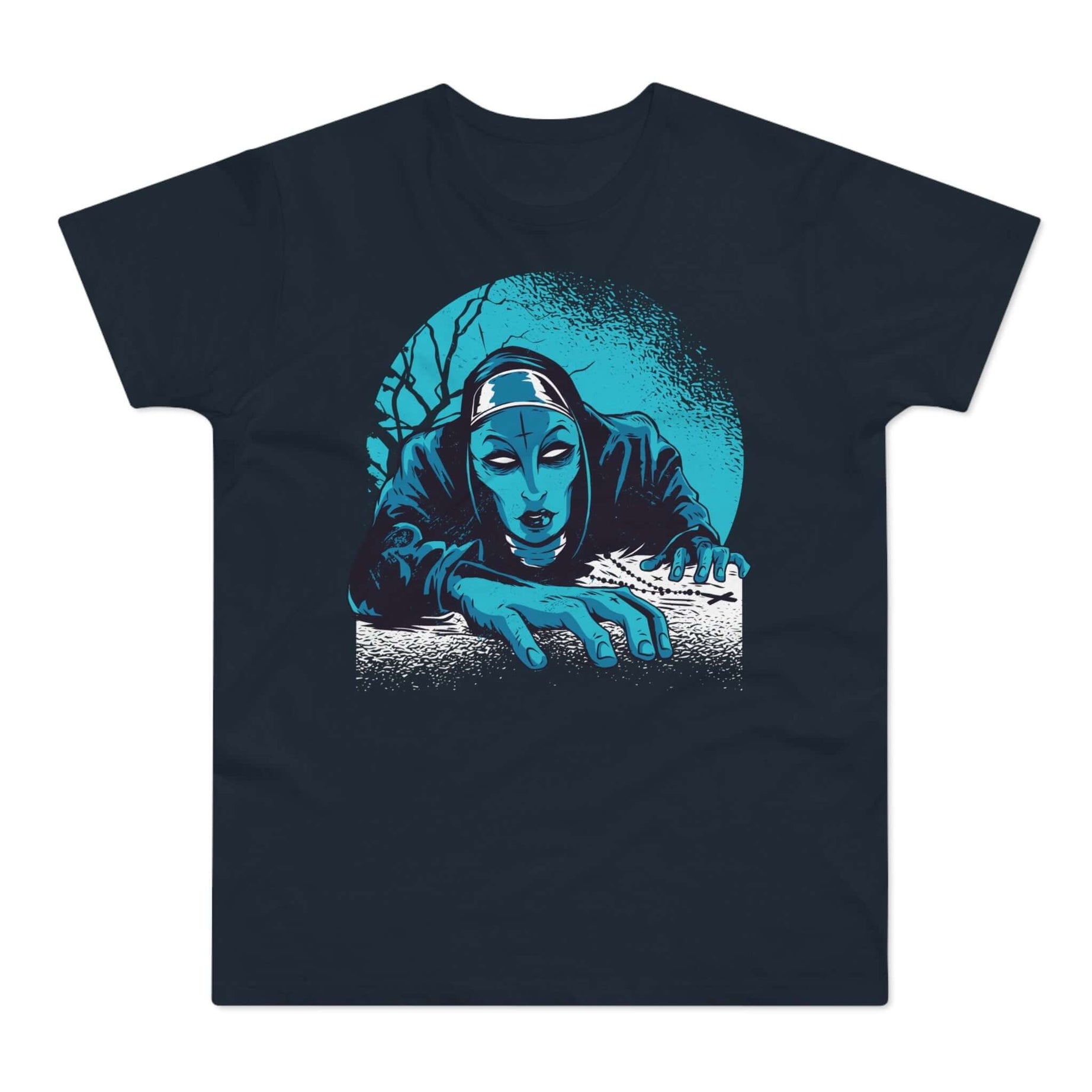 T-shirt med navnet: Sister Mary, Fallen Nun Of St. Michaels | T-Shirt Med Tryk.