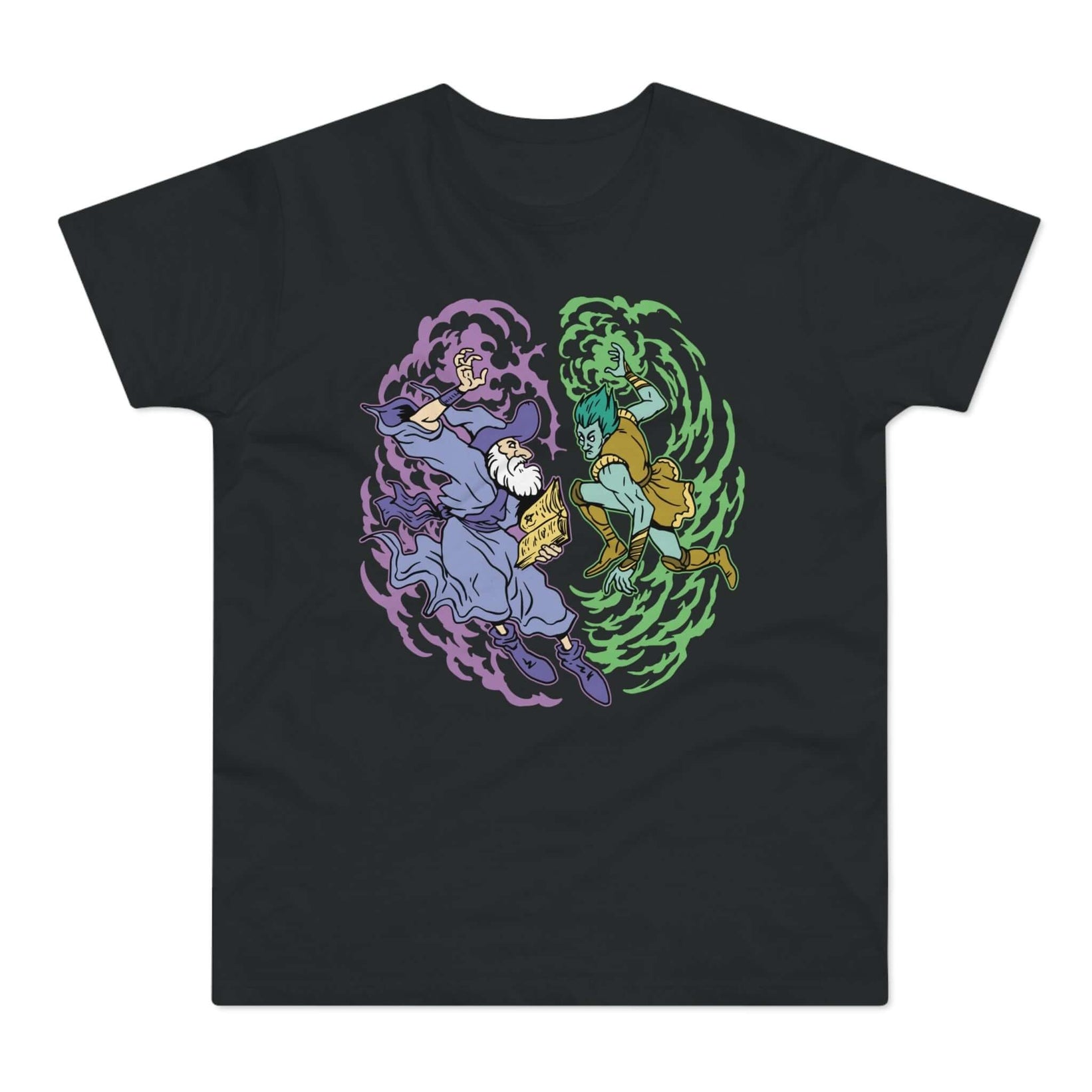 T-shirt med navnet: The Infinite Battle Of Eldron And Zelroth | T-Shirt Med Tryk.