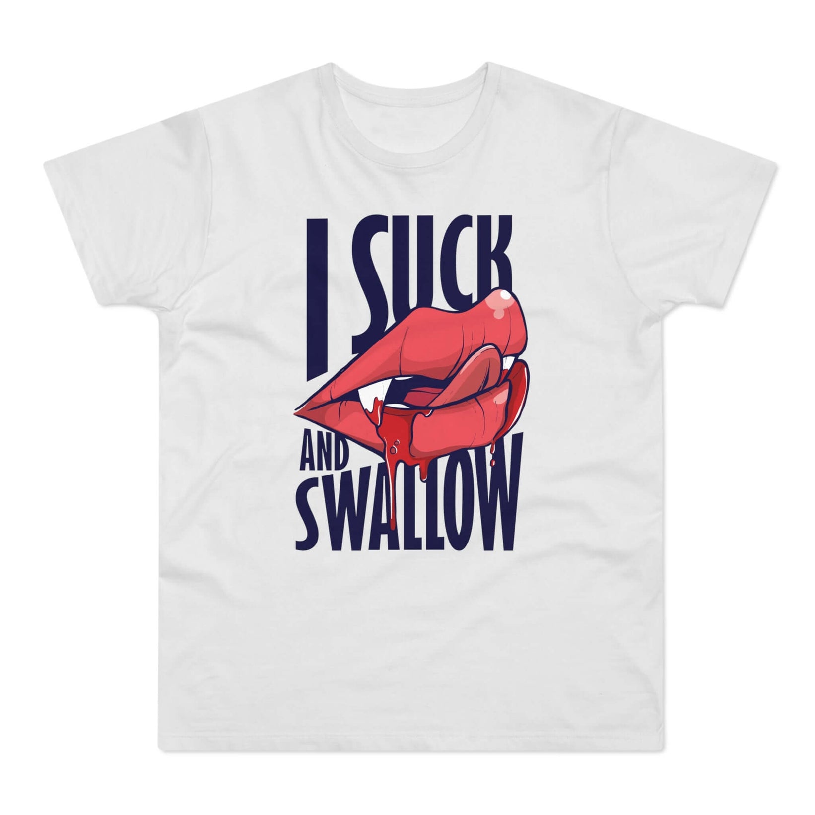 T-shirt med navnet: Interesting Vampire Offering... | T-Shirt Med Tryk.