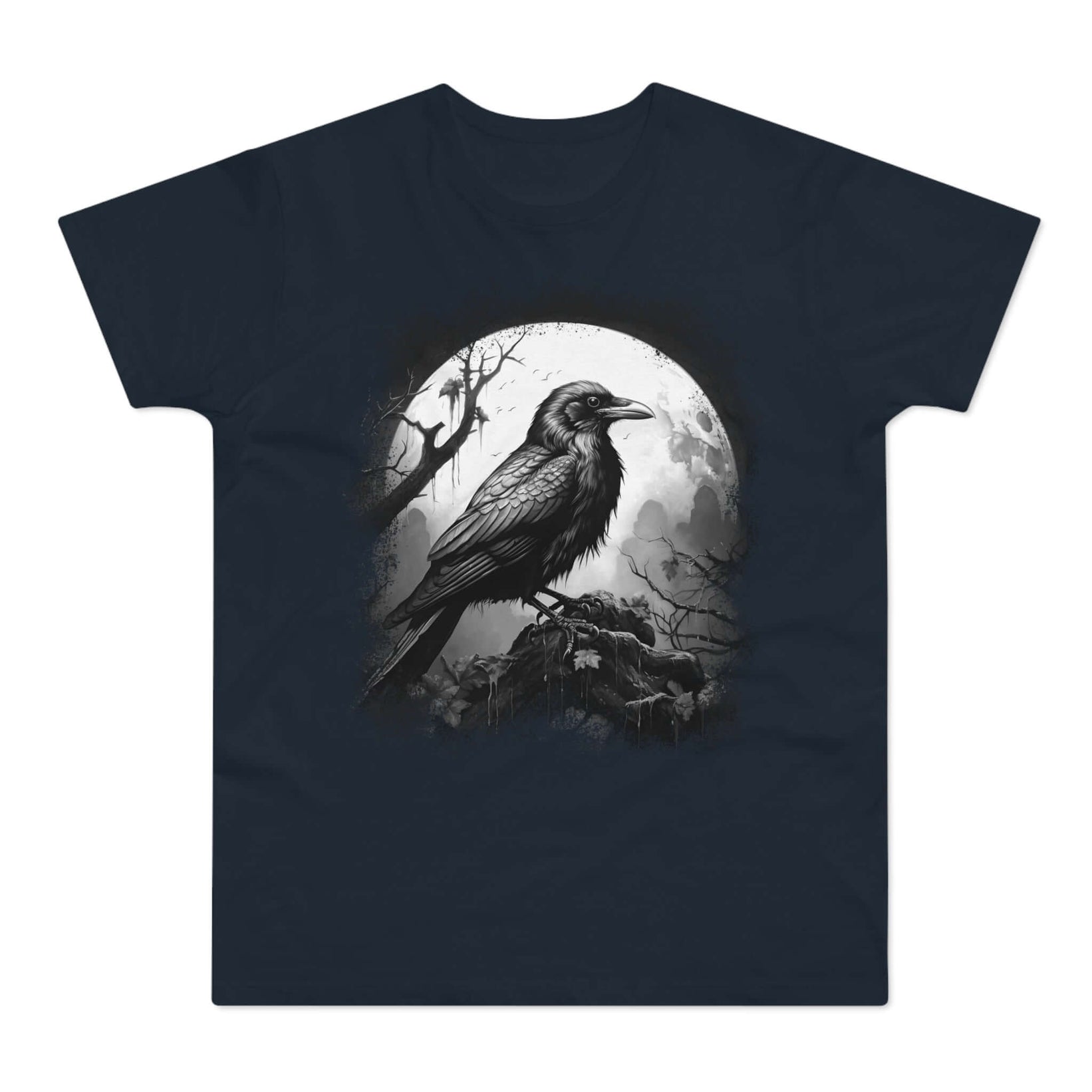 T-shirt med navnet: The Raven King | T-Shirt Med Tryk.
