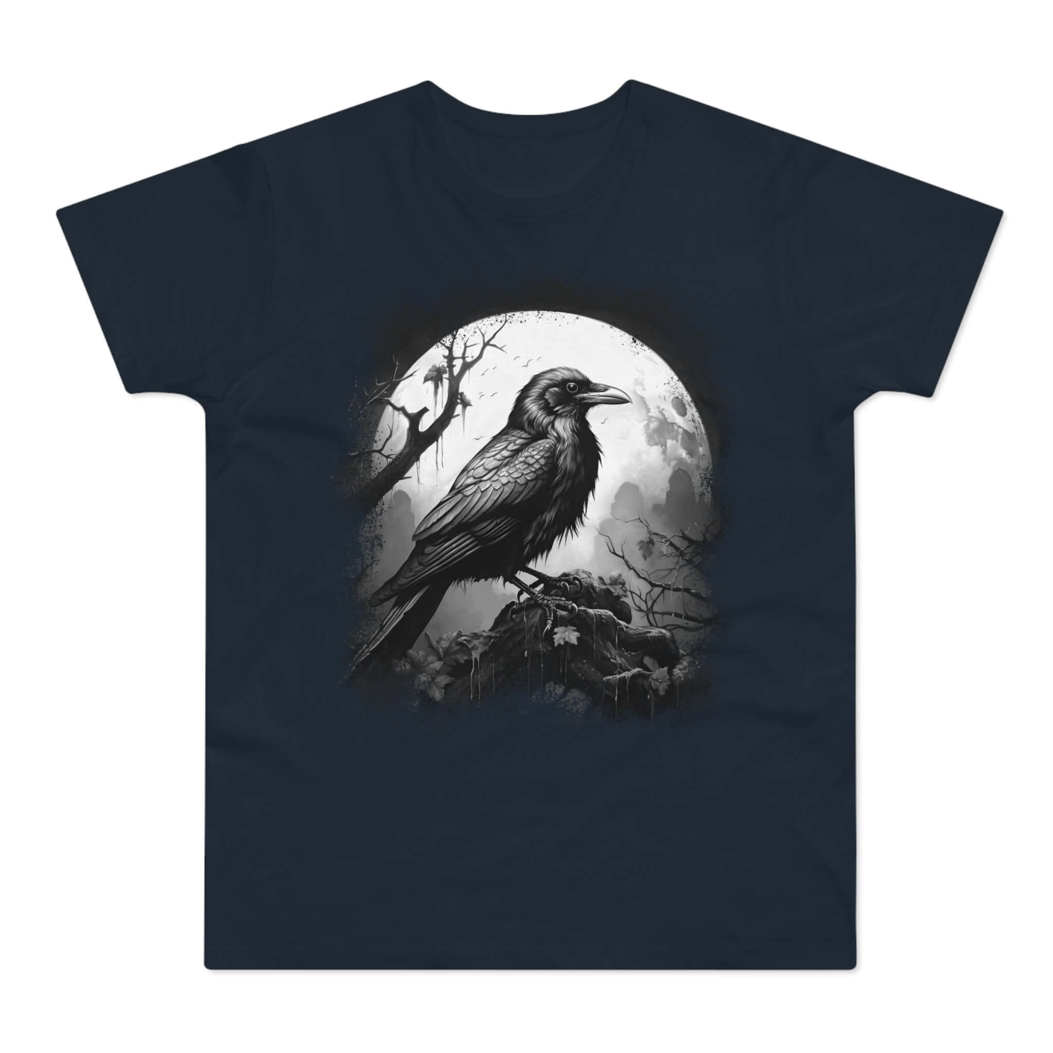 T-shirt med navnet: The Raven King | T-Shirt Med Tryk.