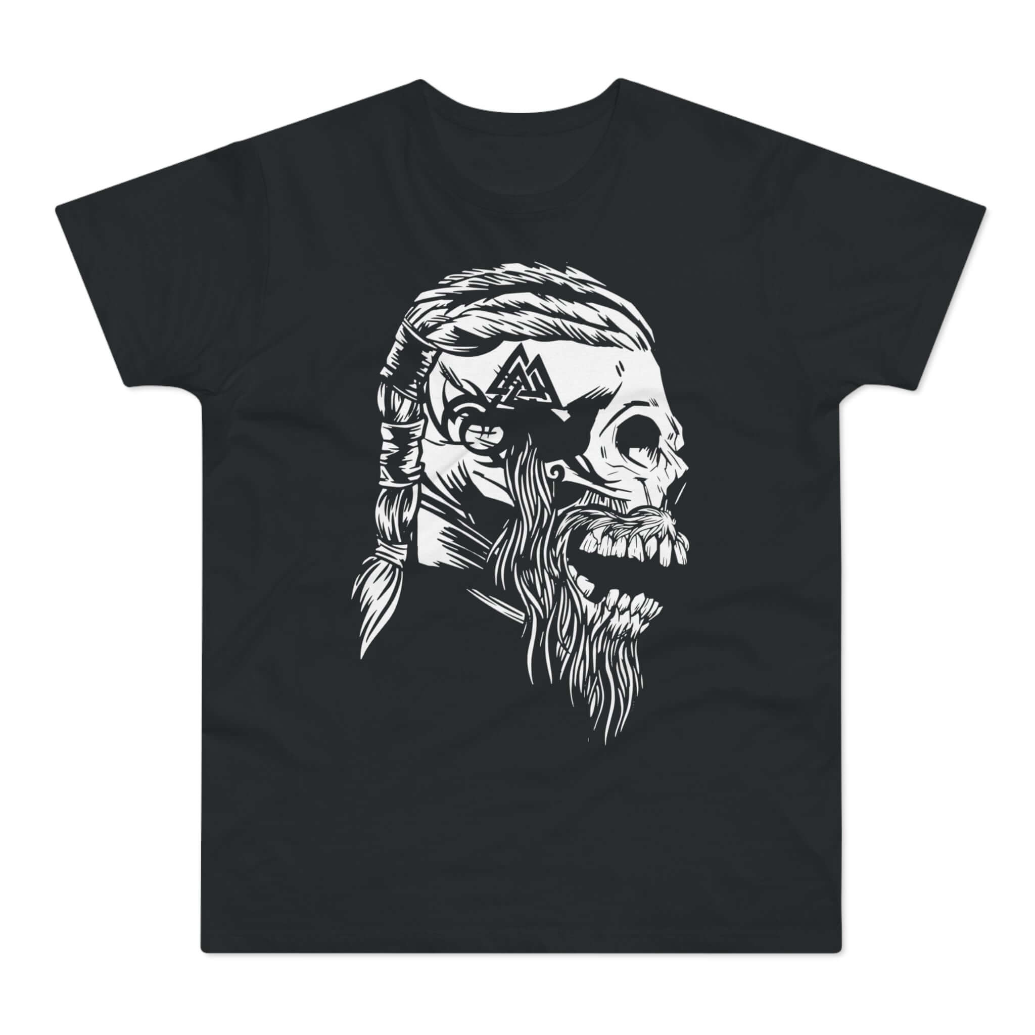 T-shirt med navnet: What You Find Under A Viking's Skin... | T-Shirt Med Tryk | A NERD'S TALE T-Shirt Med Print