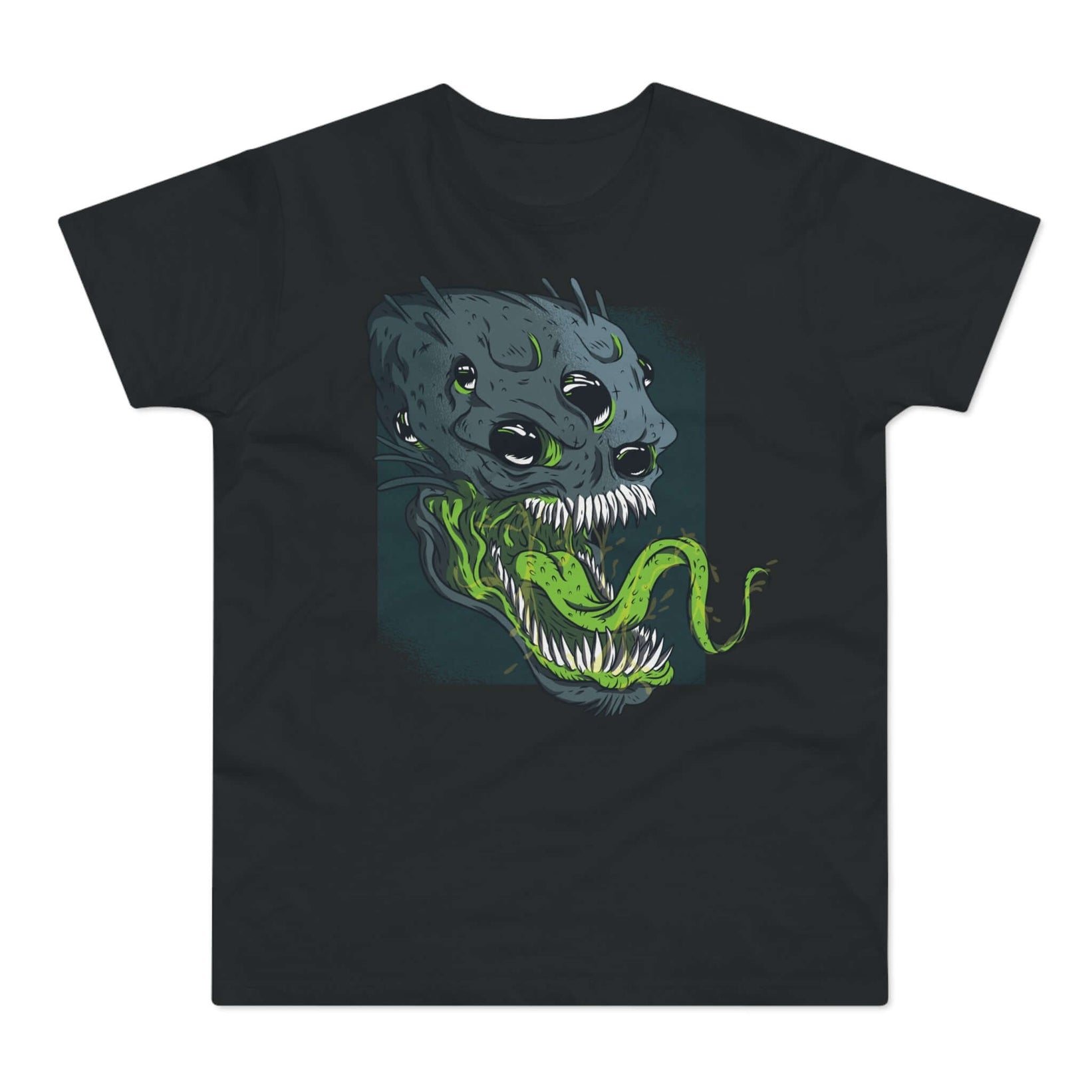 T-shirt med navnet: Impossible To Hide From It - And To Survive|T-Shirt Med Tryk.