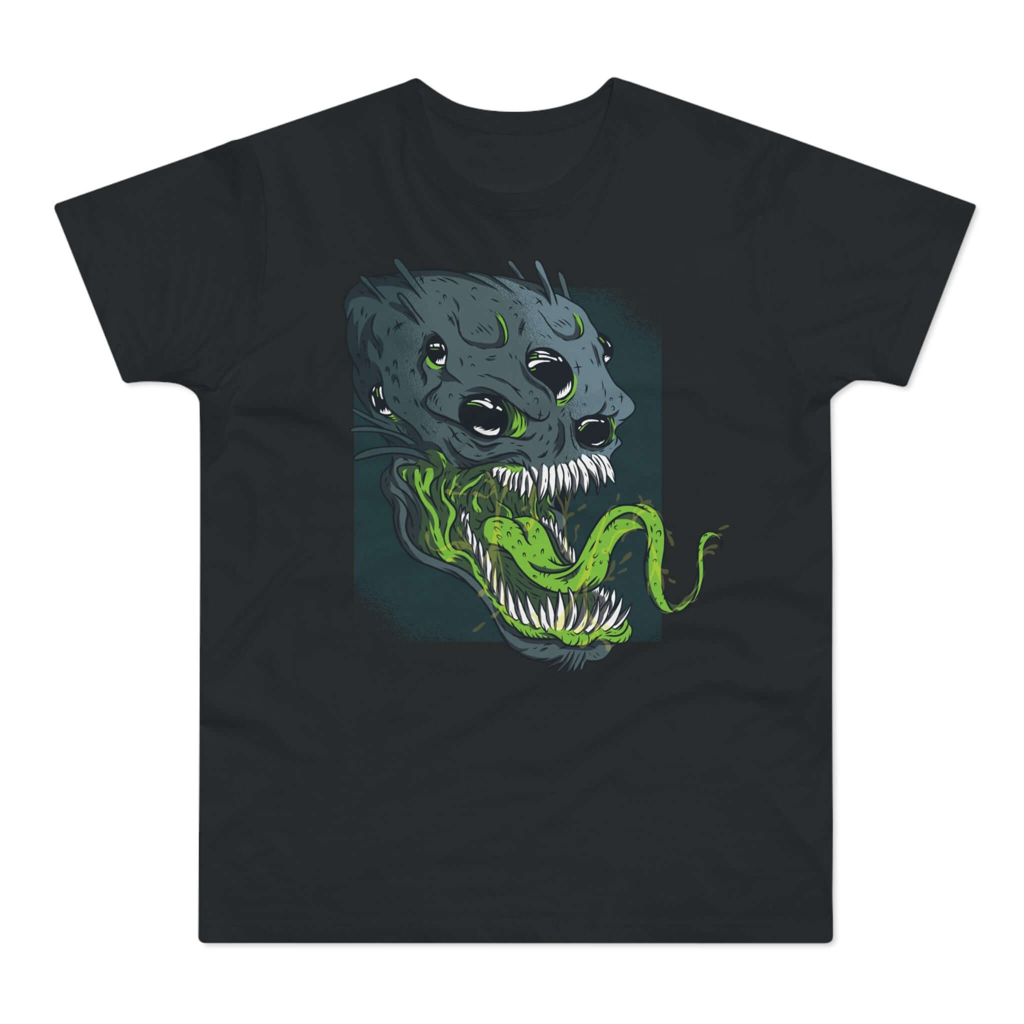 T-shirt med navnet: Impossible To Hide From It - And To Survive|T-Shirt Med Tryk.