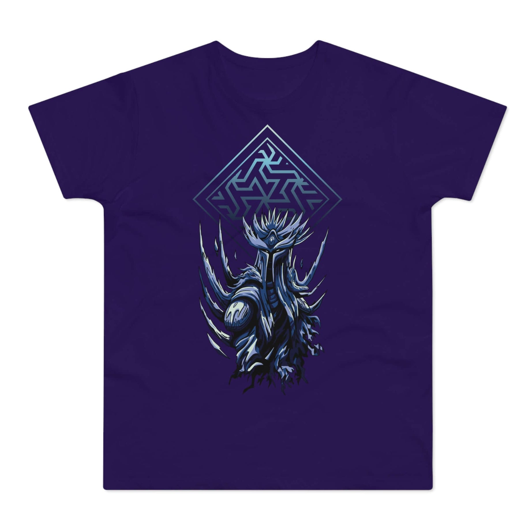 T-shirt med navnet: Kranor, The Dark Warrior King | T-Shirt Med Tryk.