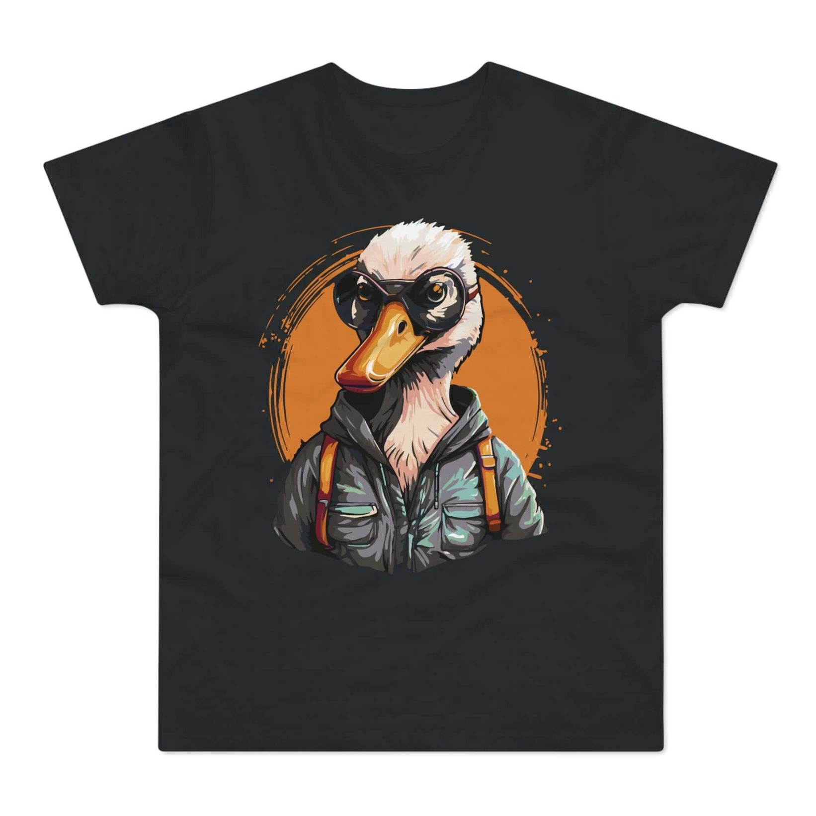 T-shirt med navnet: Indiana Quack On His Adventure | T-Shirt Med Tryk.