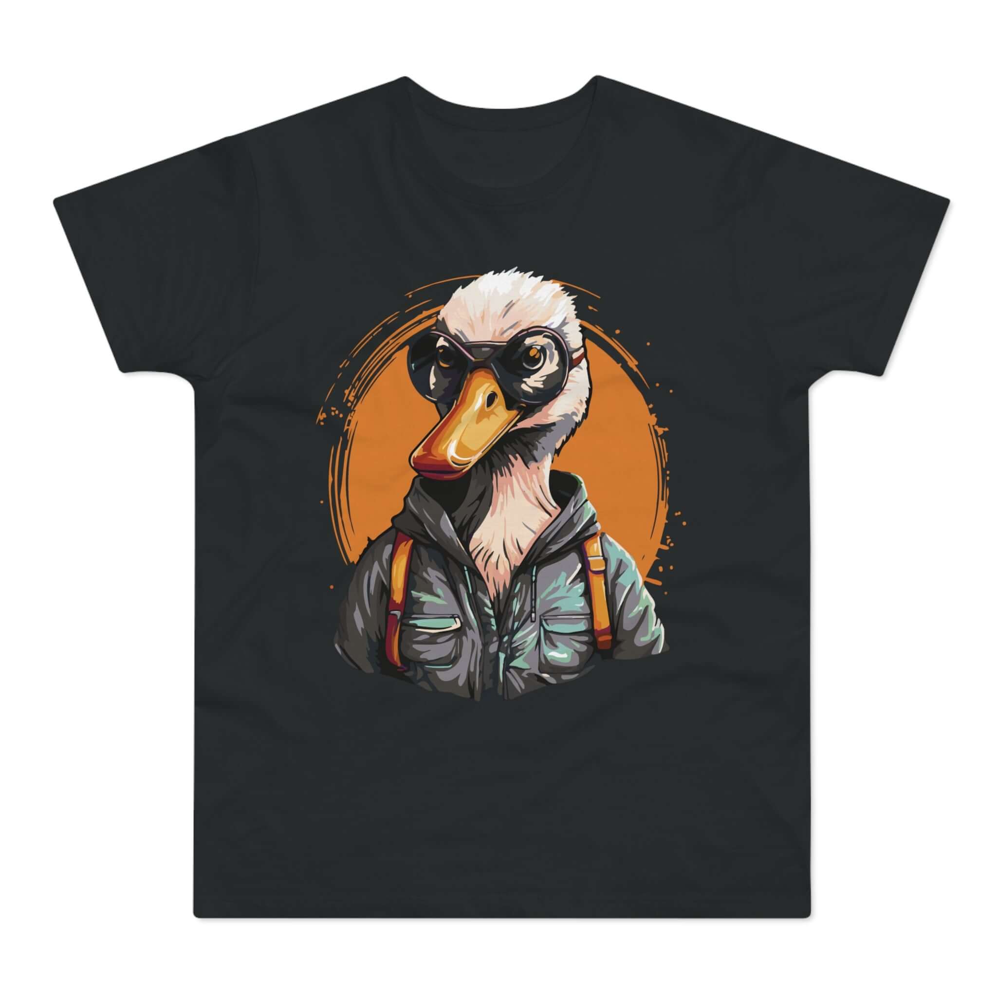 T-shirt med navnet: Indiana Quack On His Adventure | T-Shirt Med Tryk.