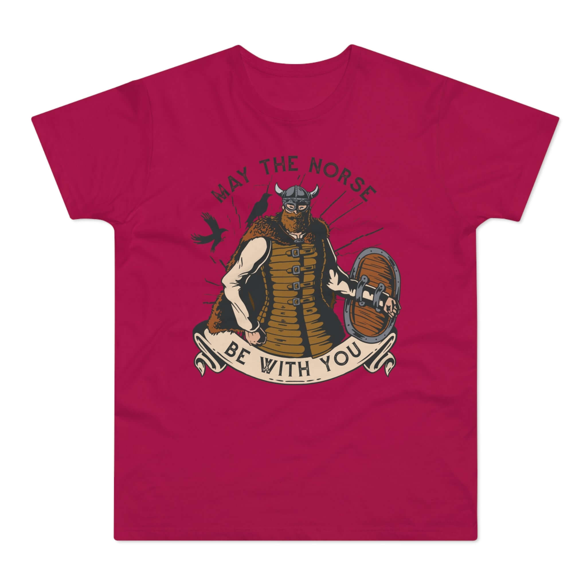 T-shirt med titlen: May The Norse Be With You | T-Shirt Med Tryk.