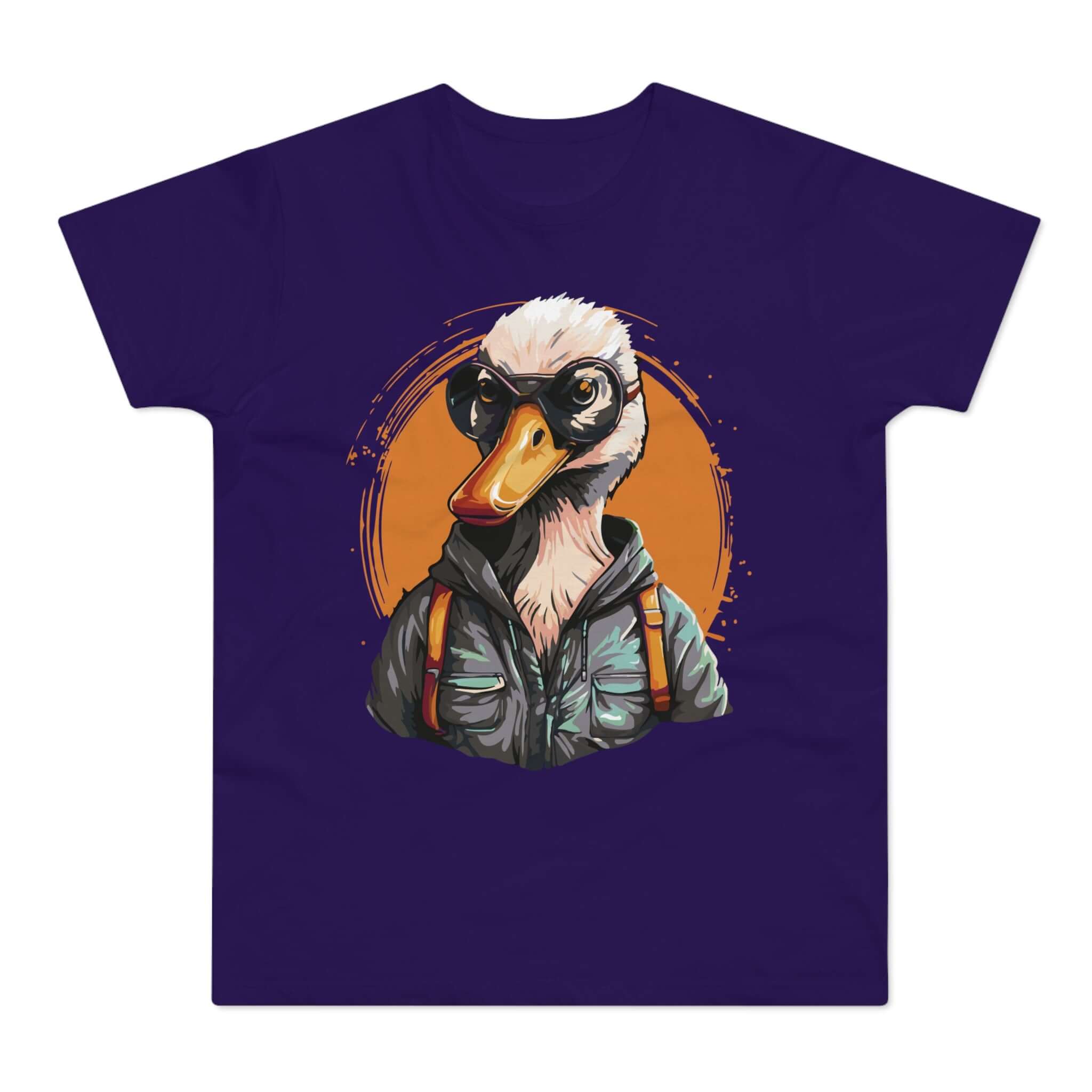 T-shirt med navnet: Indiana Quack On His Adventure | T-Shirt Med Tryk.