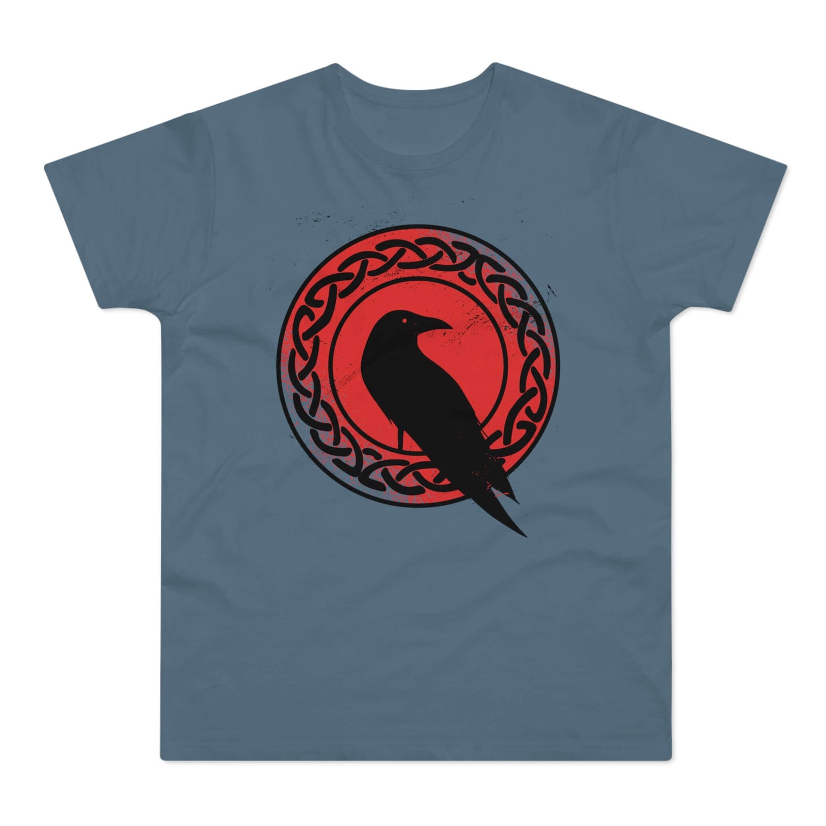 T-shirt med titlen: The Viking Crow | T-Shirt Med Tryk.