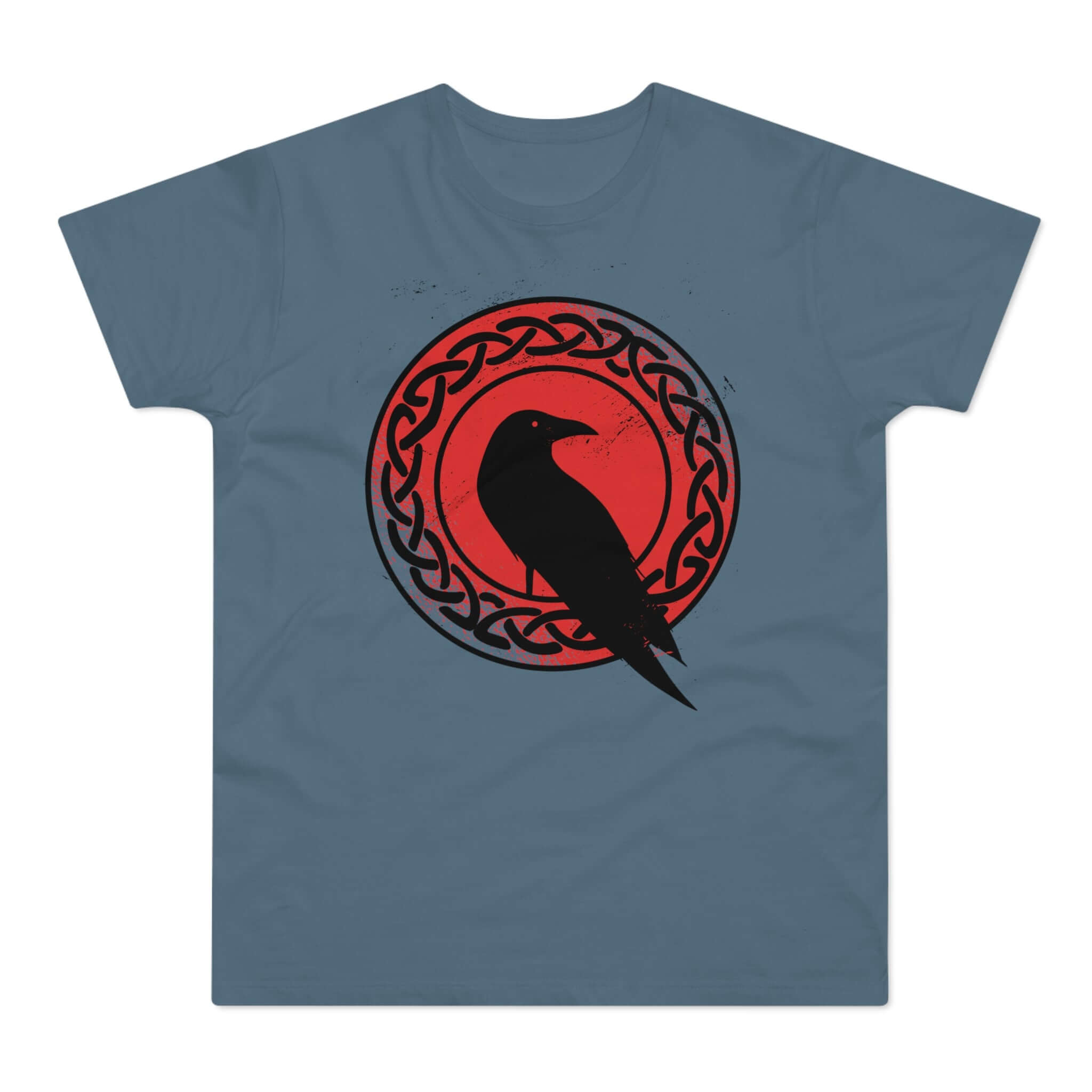 T-shirt med titlen: The Viking Crow | T-Shirt Med Tryk.