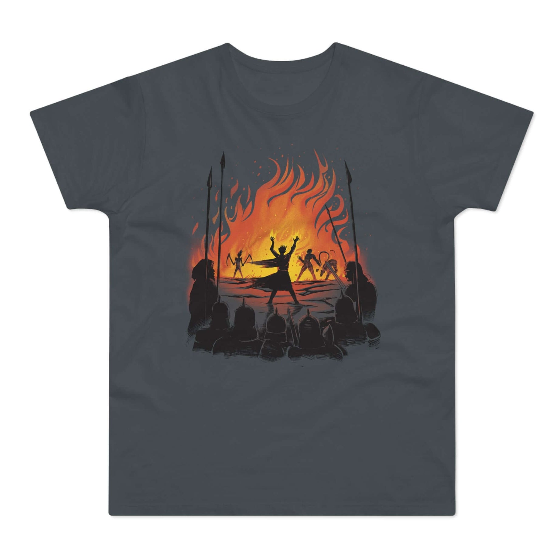 T-shirt med navnet: When Tranos Burnt The Whole Enemies Army | T-Shirt Med Tryk.