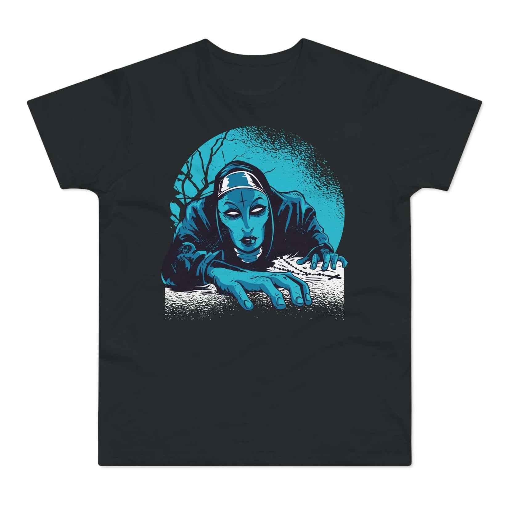 T-shirt med navnet: Sister Mary, Fallen Nun Of St. Michaels | T-Shirt Med Tryk.