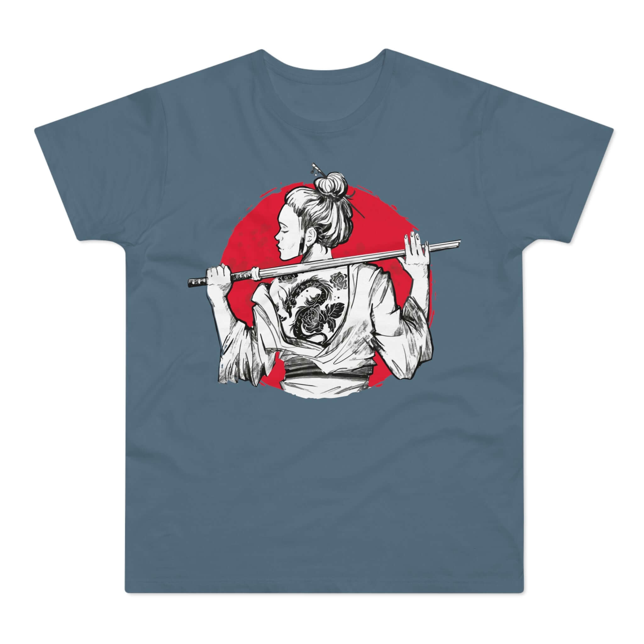 T-shirt med navnet: Haruka, The Beautiful and Deadly Assassin | T-Shirt Med Tryk.