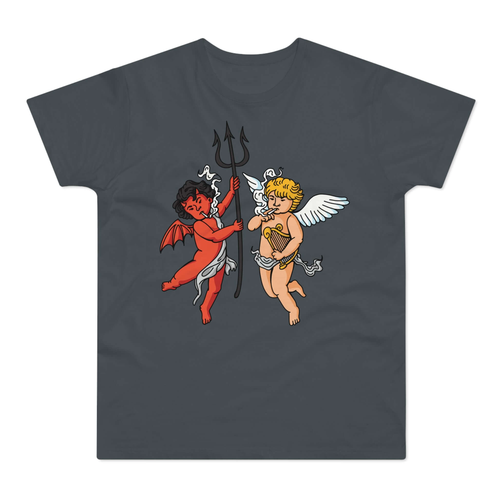 T-shirt med navnet: Which Side Wins This Time...? | T-Shirt Med Tryk.