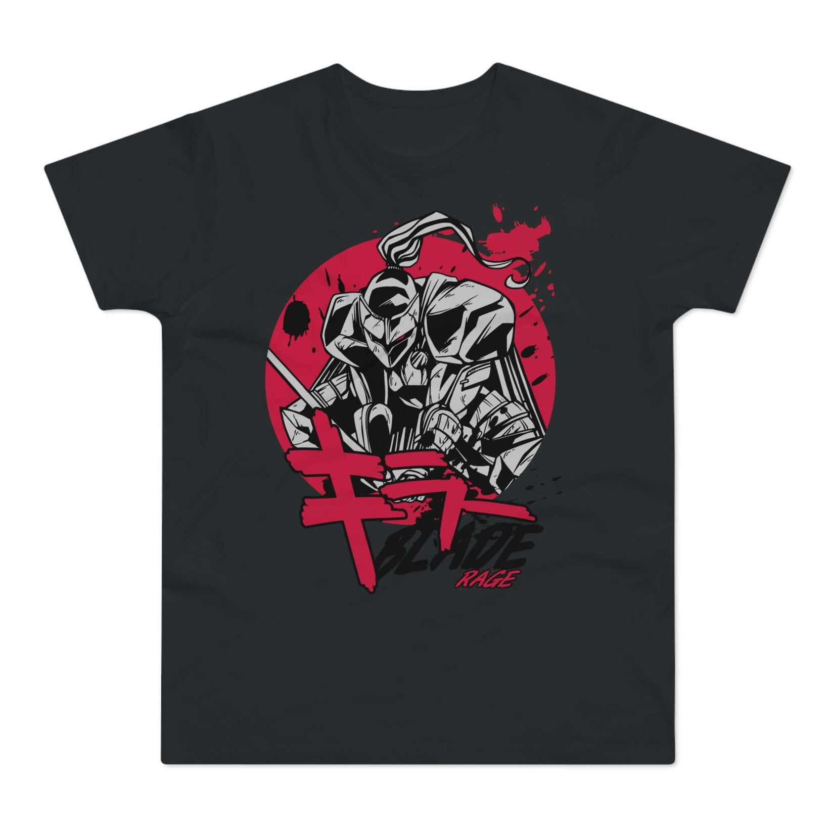 T-shirt med navnet: Whirling Blades In The Fury Of Battle | T-Shirt Med Tryk.