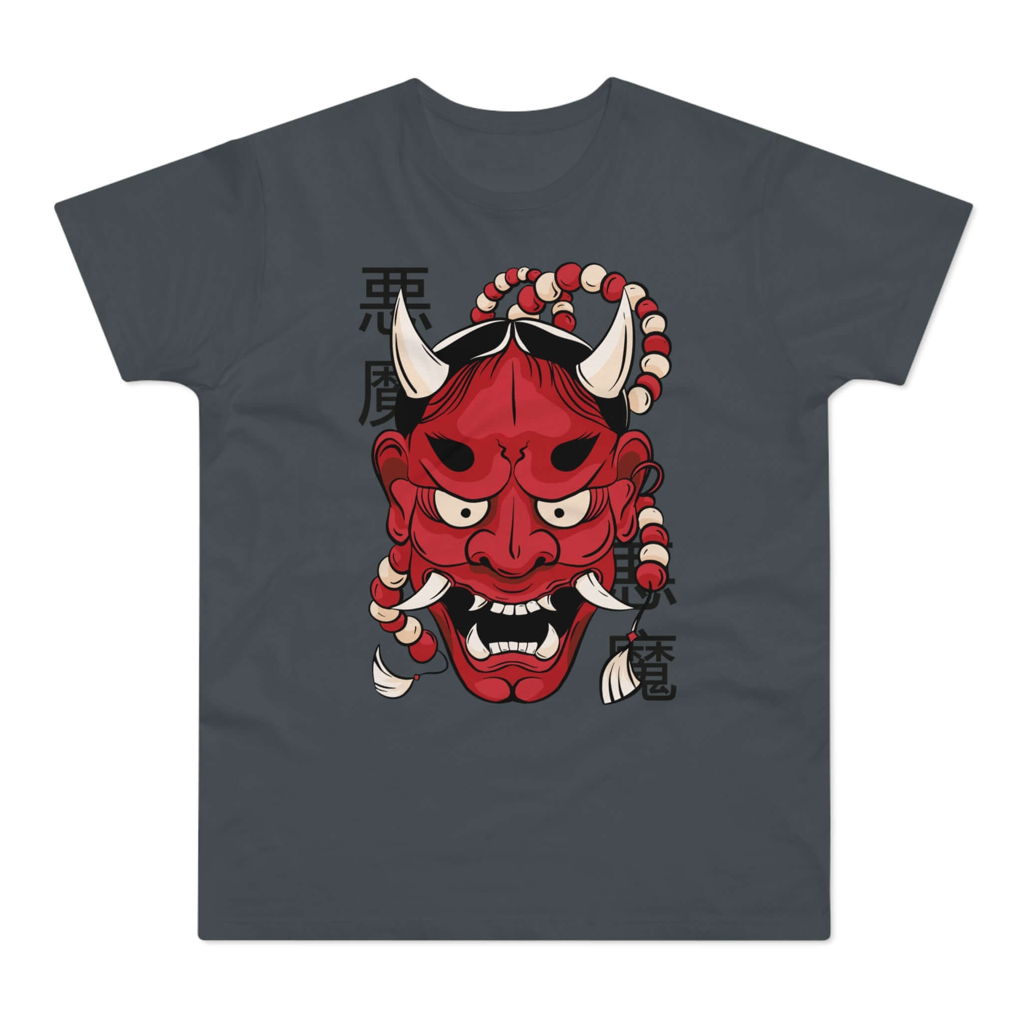 T-shirt med navnet: Mask Of The Demon Hanokai | T-Shirt Med Tryk.