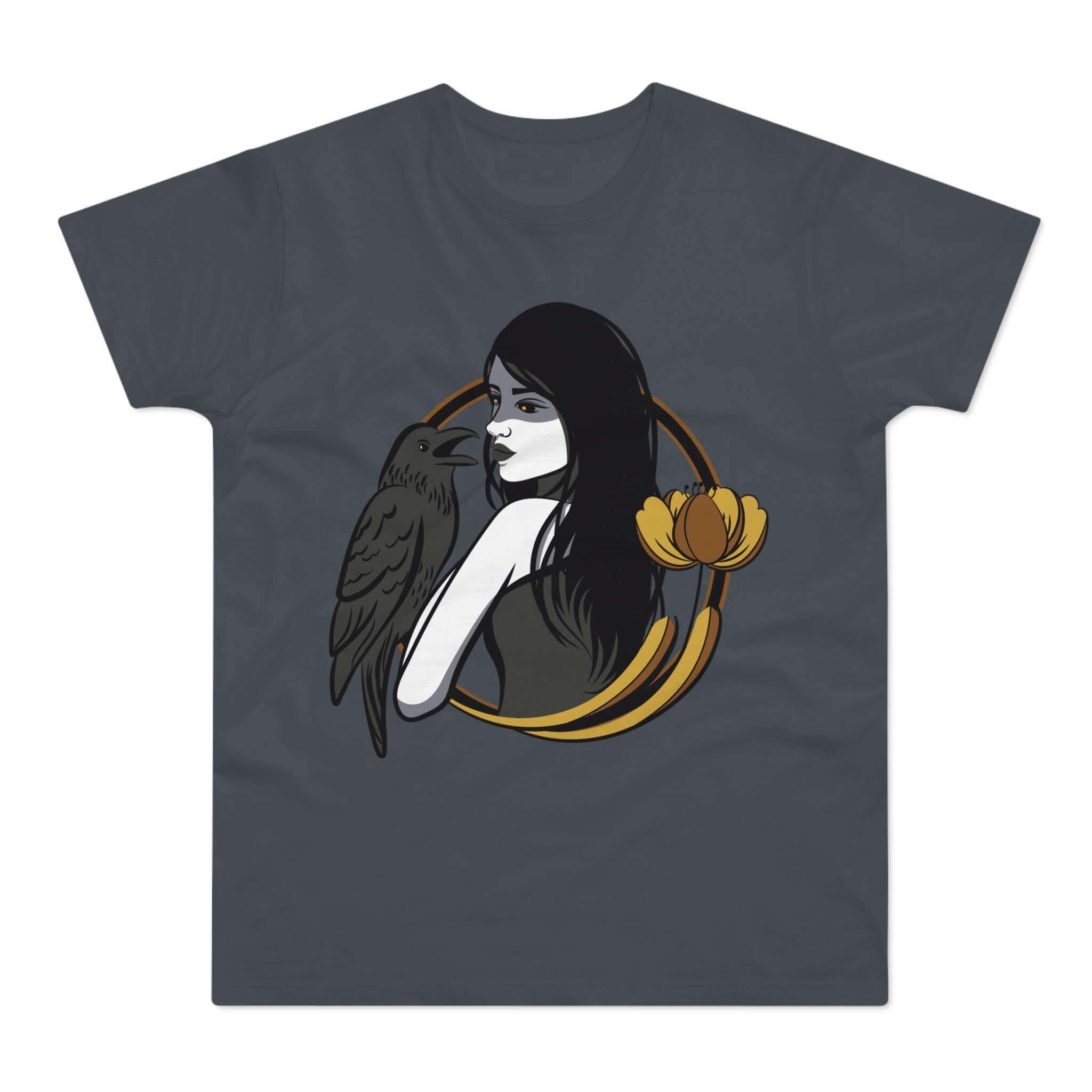 T-shirt med navnet: Morgania, The Dark Witch | T-Shirt Med Tryk.