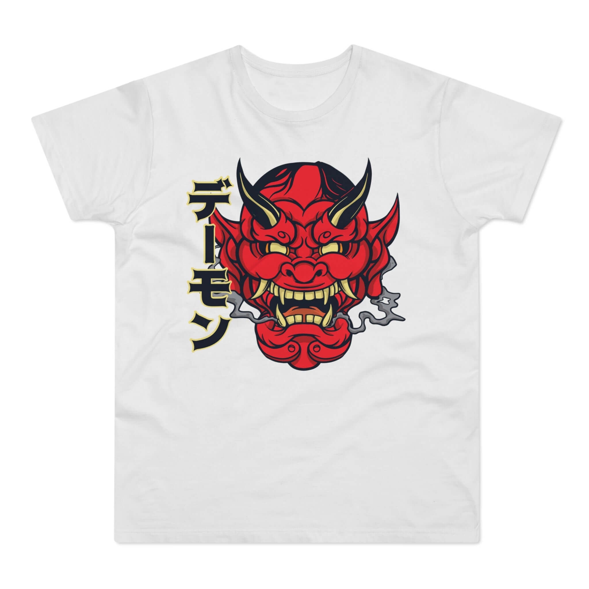 T-shirt med navnet: Mask Of Feng-Lu, Demon Of The 6th Hell | T-Shirt Med Tryk.