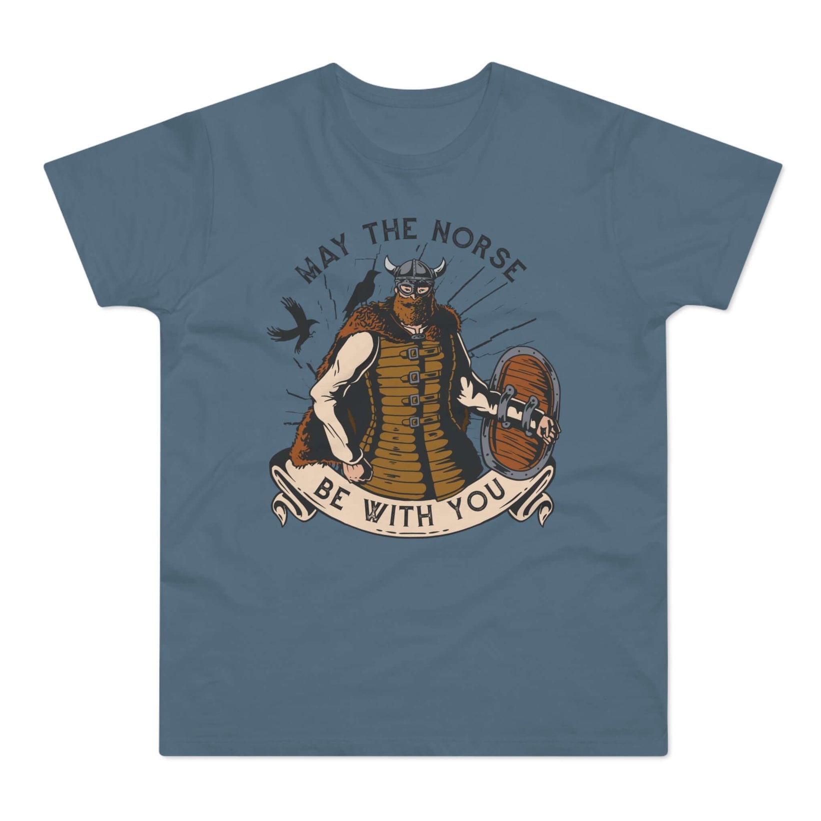 T-shirt med titlen: May The Norse Be With You | T-Shirt Med Tryk.