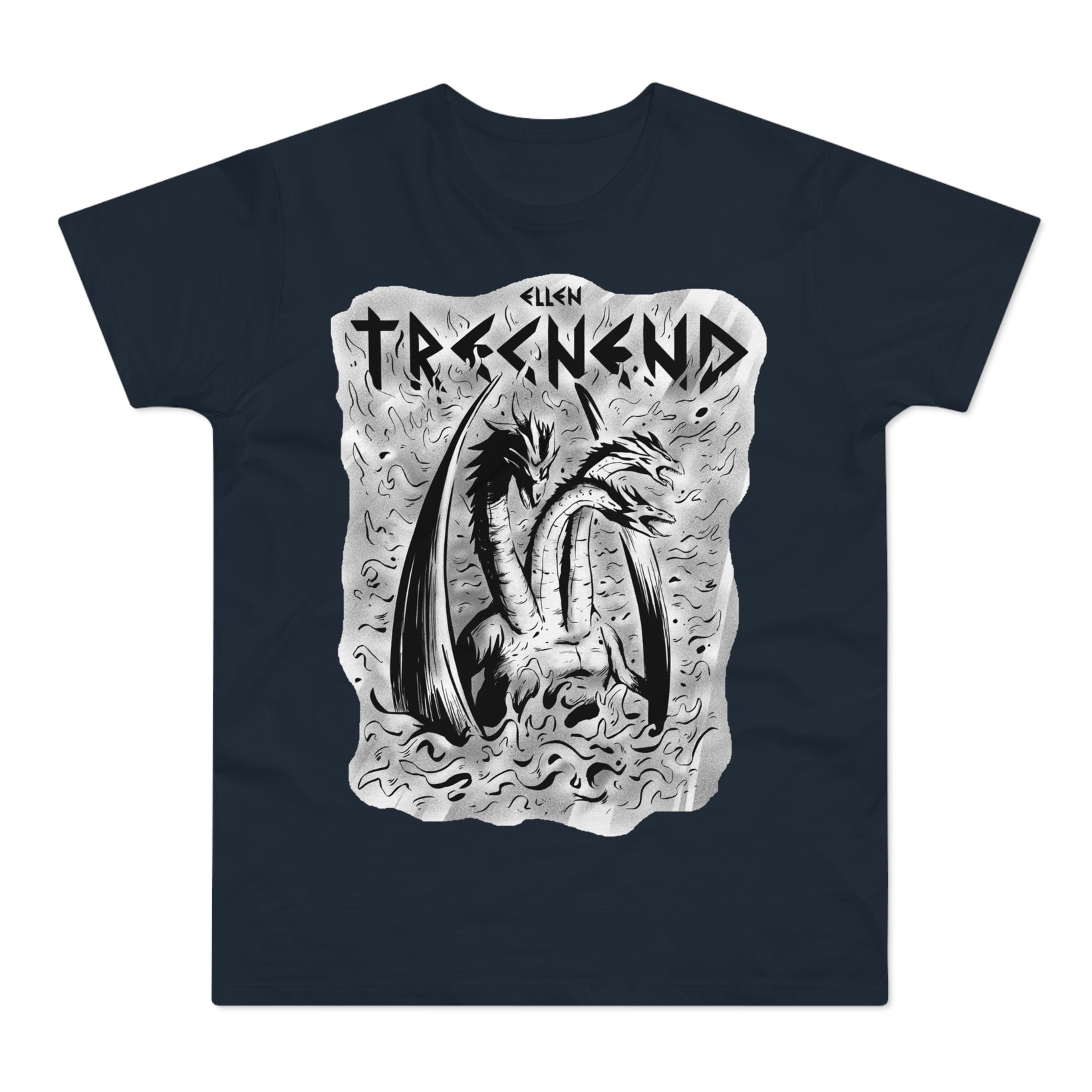 T-shirt med navnet: Ragahor, The Celtic Sea Dragon | T-Shirt Med Tryk.