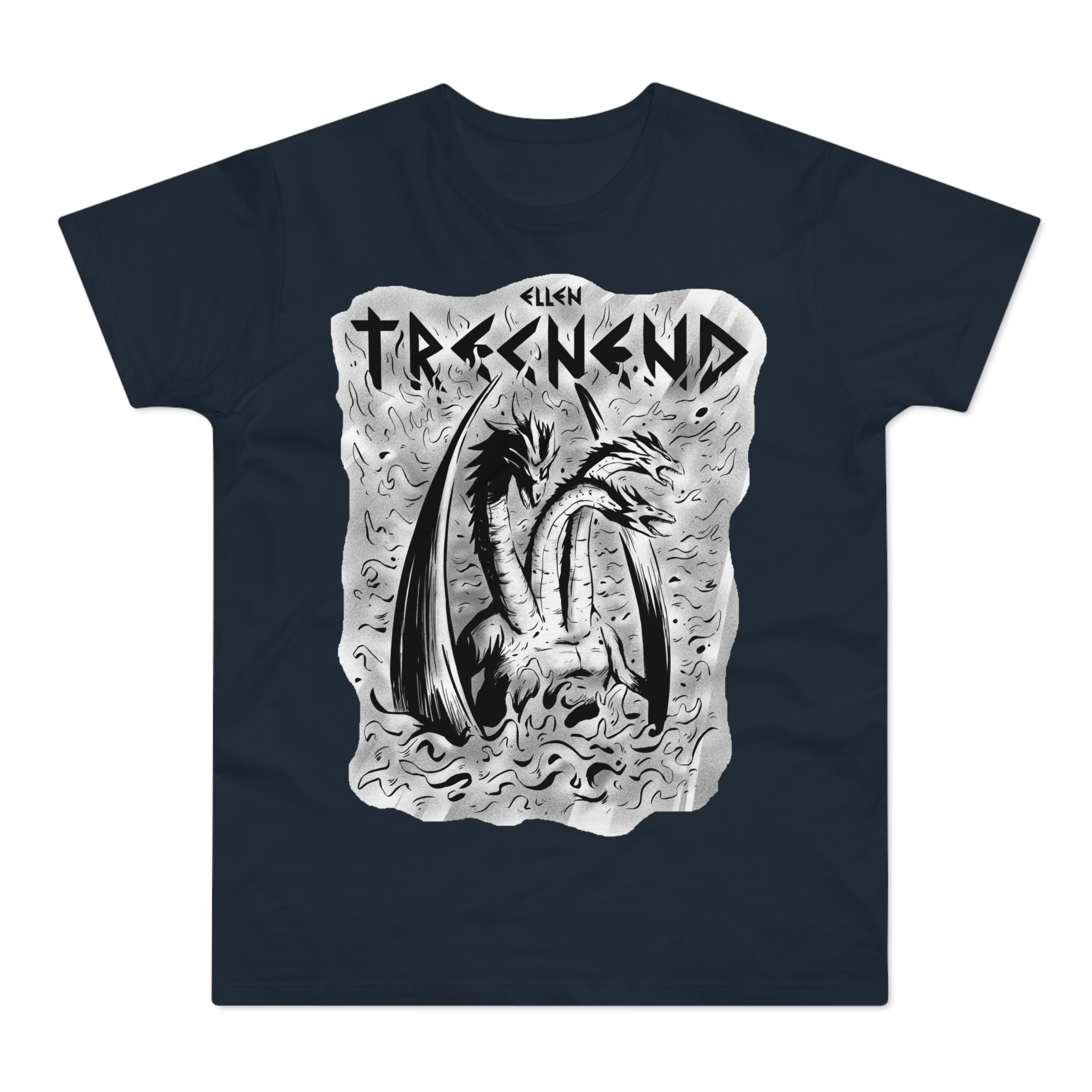 T-shirt med navnet: Ragahor, The Celtic Sea Dragon | T-Shirt Med Tryk.
