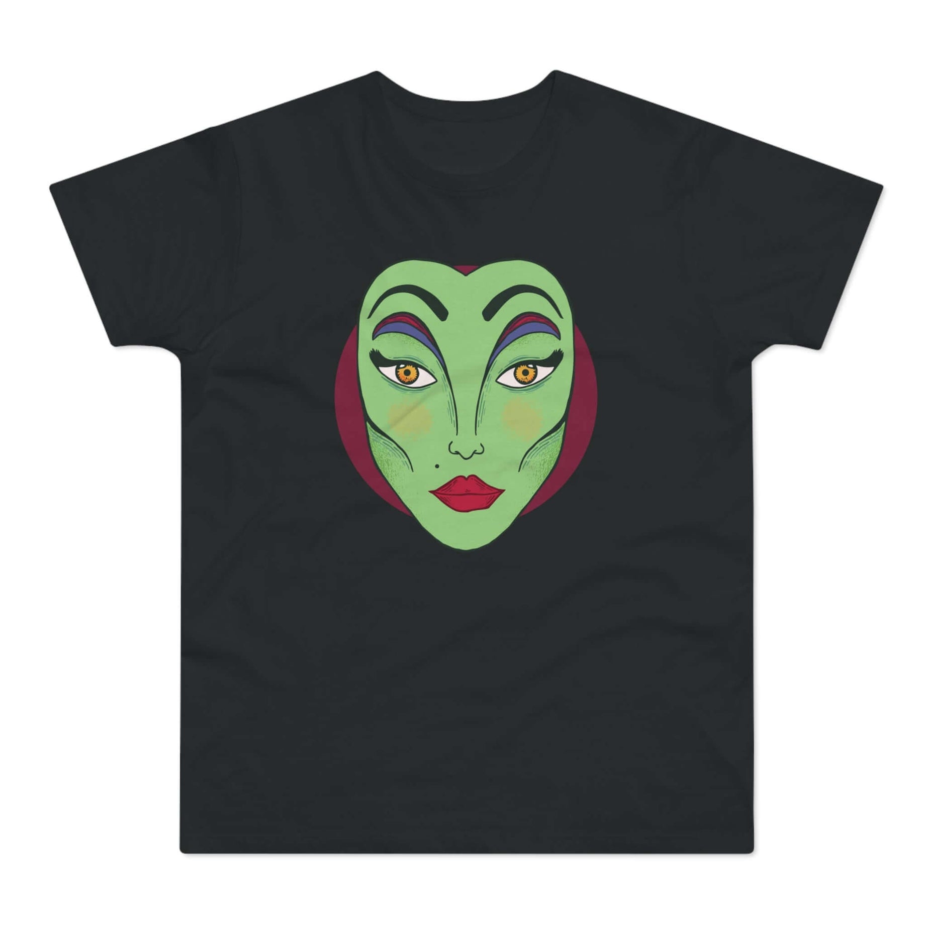 T-shirt med navnet: The Mask Of The Witch Seronia | T-Shirt Med Tryk.