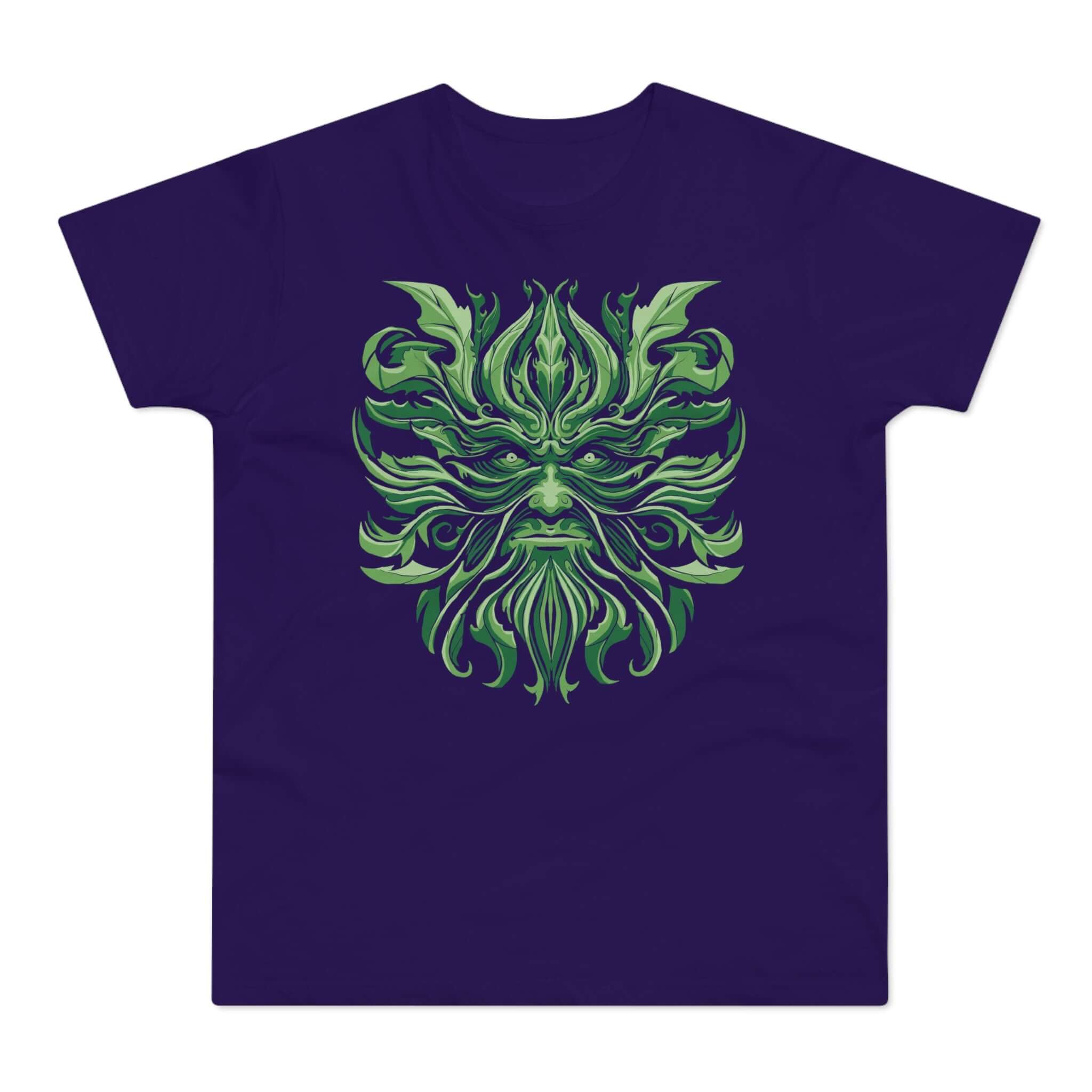 T-shirt med navnet: The Green Man, Forging The Seasons | T-Shirt Med Tryk.